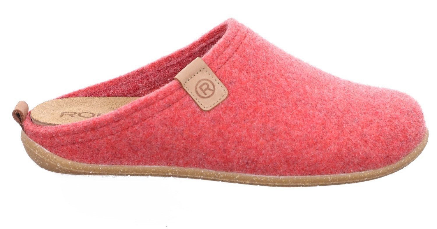 Rohde Rivoli Pantoffel Hausschuh, Clog, Homeslipper mit herausnehmbarer Innensohle