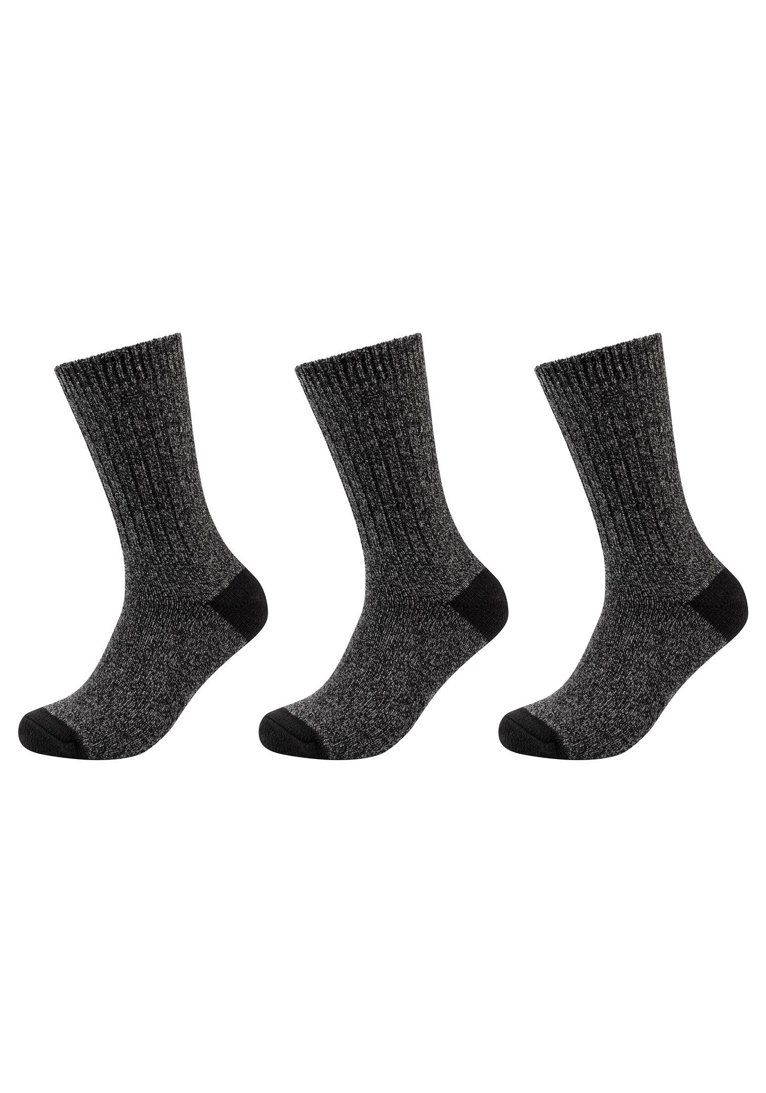 Herren Leinen Bikersocken 3er Pack – Mit Anti-Rutsch-Rippe, Handgekettelt Ohne Naht, Schweißregulierend, Made In Europe