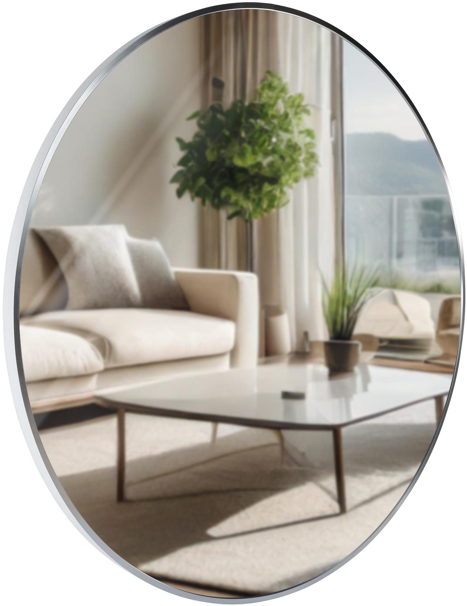 CLP Wandspiegel Elsie (1er), Rund, Modern, 30 / 45 / 60 / 80 cm Metallrahmen – Bild 4 von 5