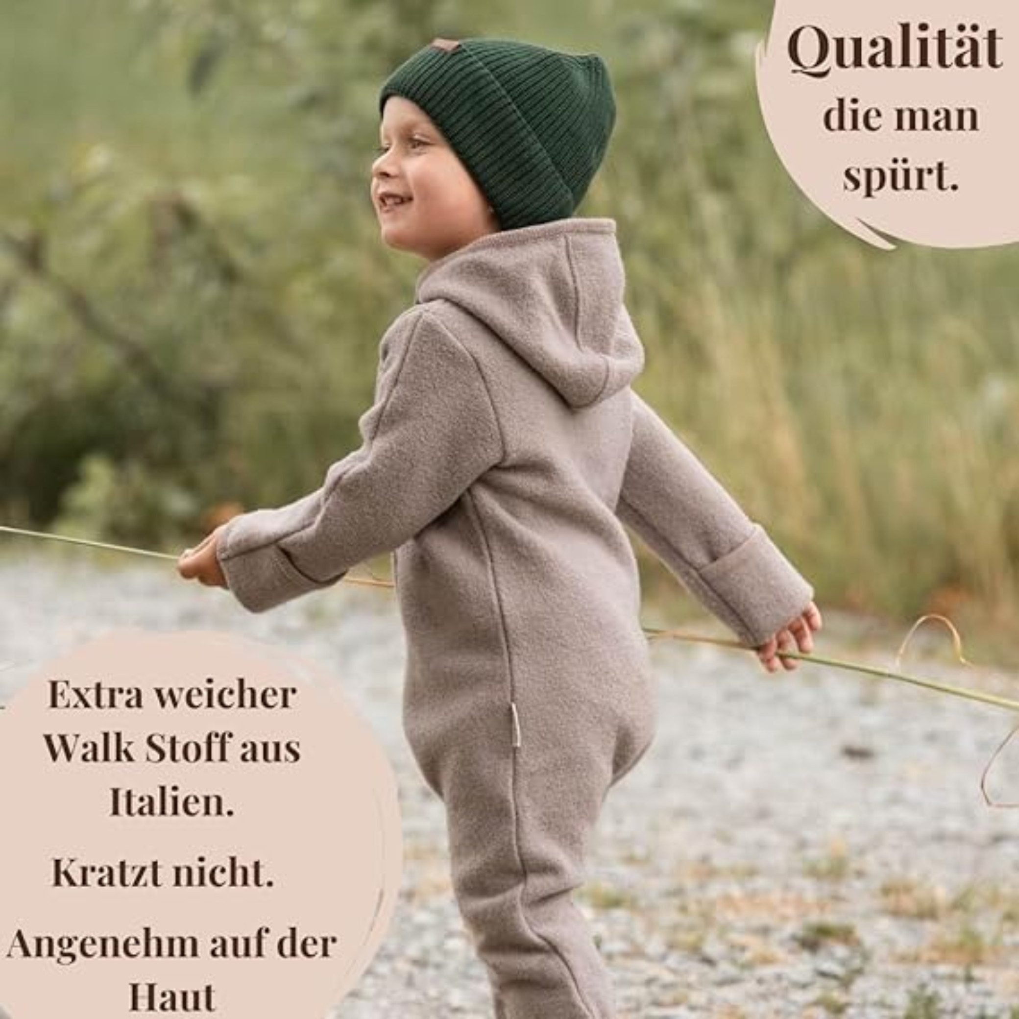Hofbrucker seit 1948 Schlafoverall Wollwalk Overall – Bild 5 von 5