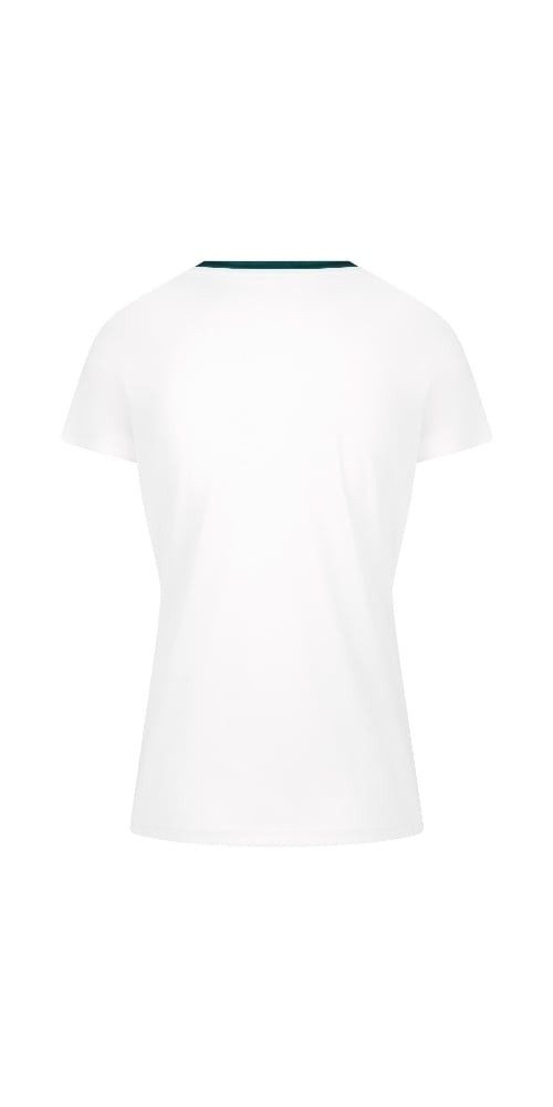 VICTOR T-Shirt Sport-Shirt T-54103 A (100% Polyester) weiss/grün Damen