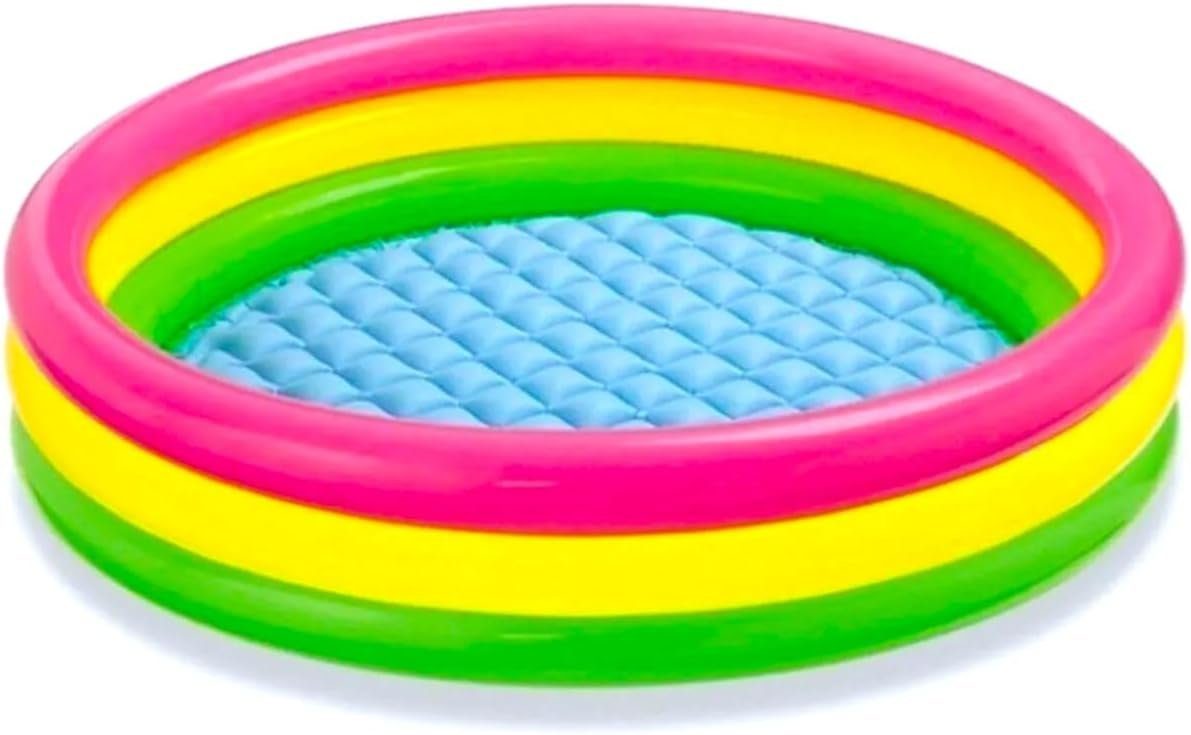 Intex Planschbecken, Ø 147 x 33 cm bunt Babypool Planschbecken