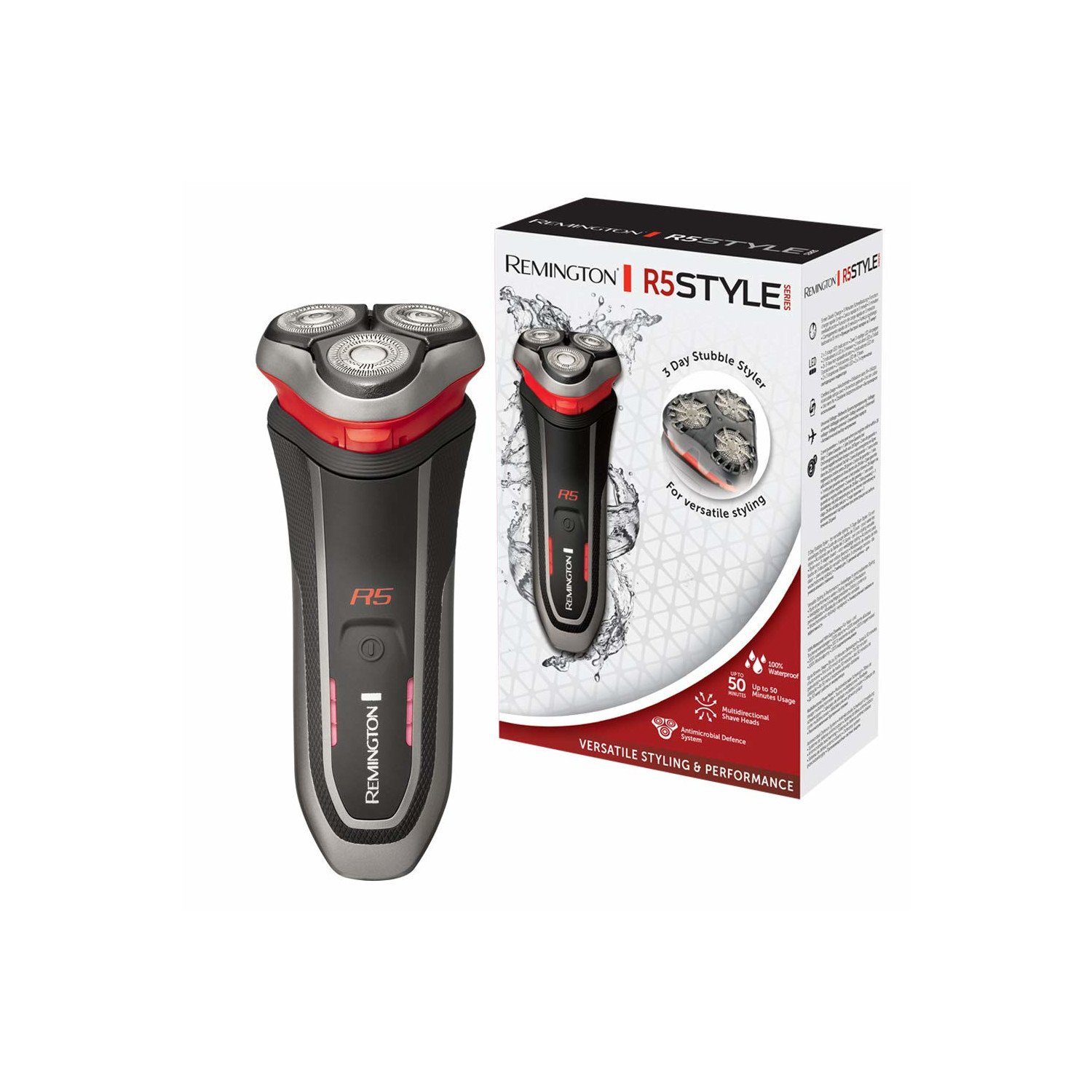 Remington Станки для бритья R5000 R5 Style Series Rotationsrasierer wasserfest Akku