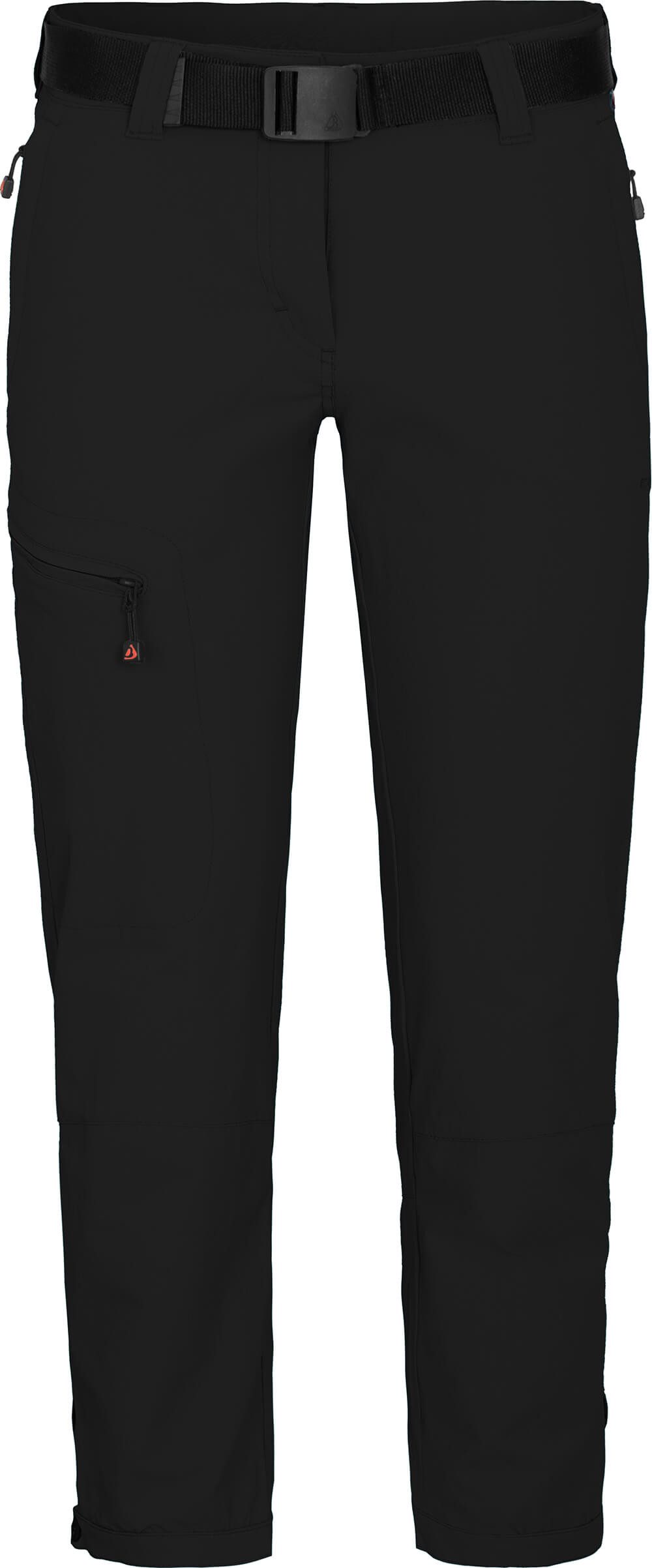 Bergson Outdoorhose HYDRYS 7/8 Damen 7/8 Wanderhose, vielseitig, pflegeleicht, Normalgrößen, schwarz