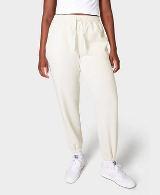 Sweaty Betty London Trainingshose Damen Sweathose SAND WASH CUFFED TROUSER (1-tlg)