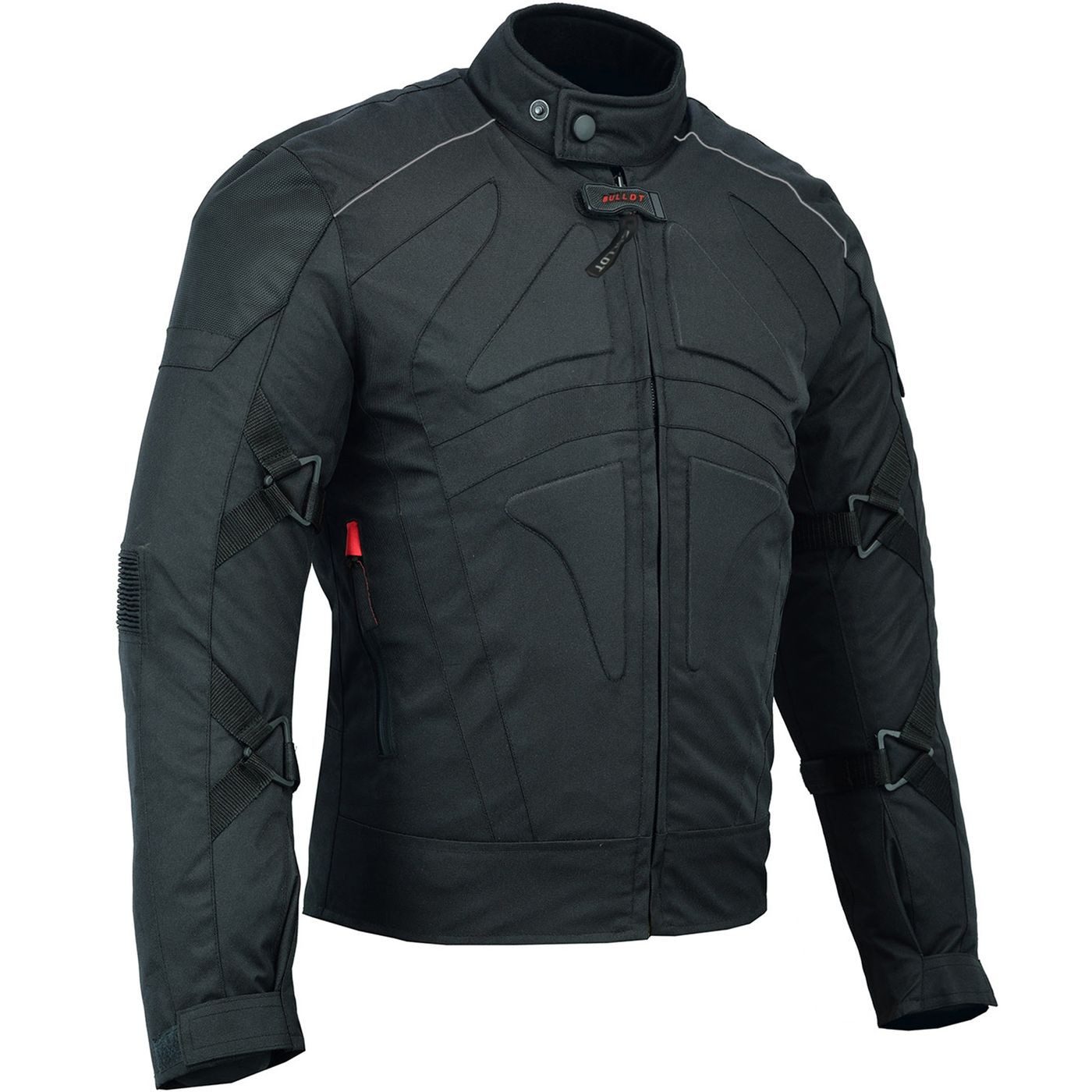 BULLDT Motorradjacke GW322J Schwarz BULLDT Motorradjacke Kurz mit Protektoren 70cm