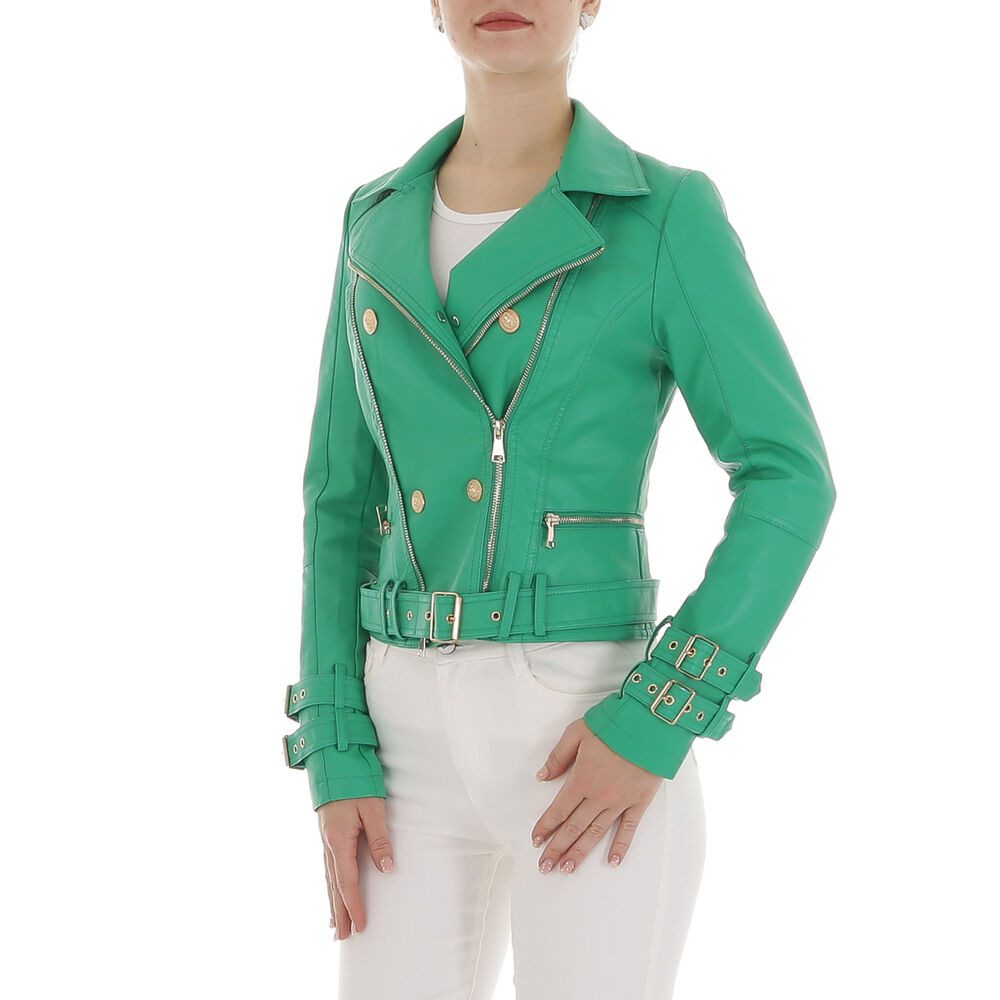 Ital-Design Lederimitatjacke Damen Freizeit (87123879) Bikerjacke günstig online kaufen