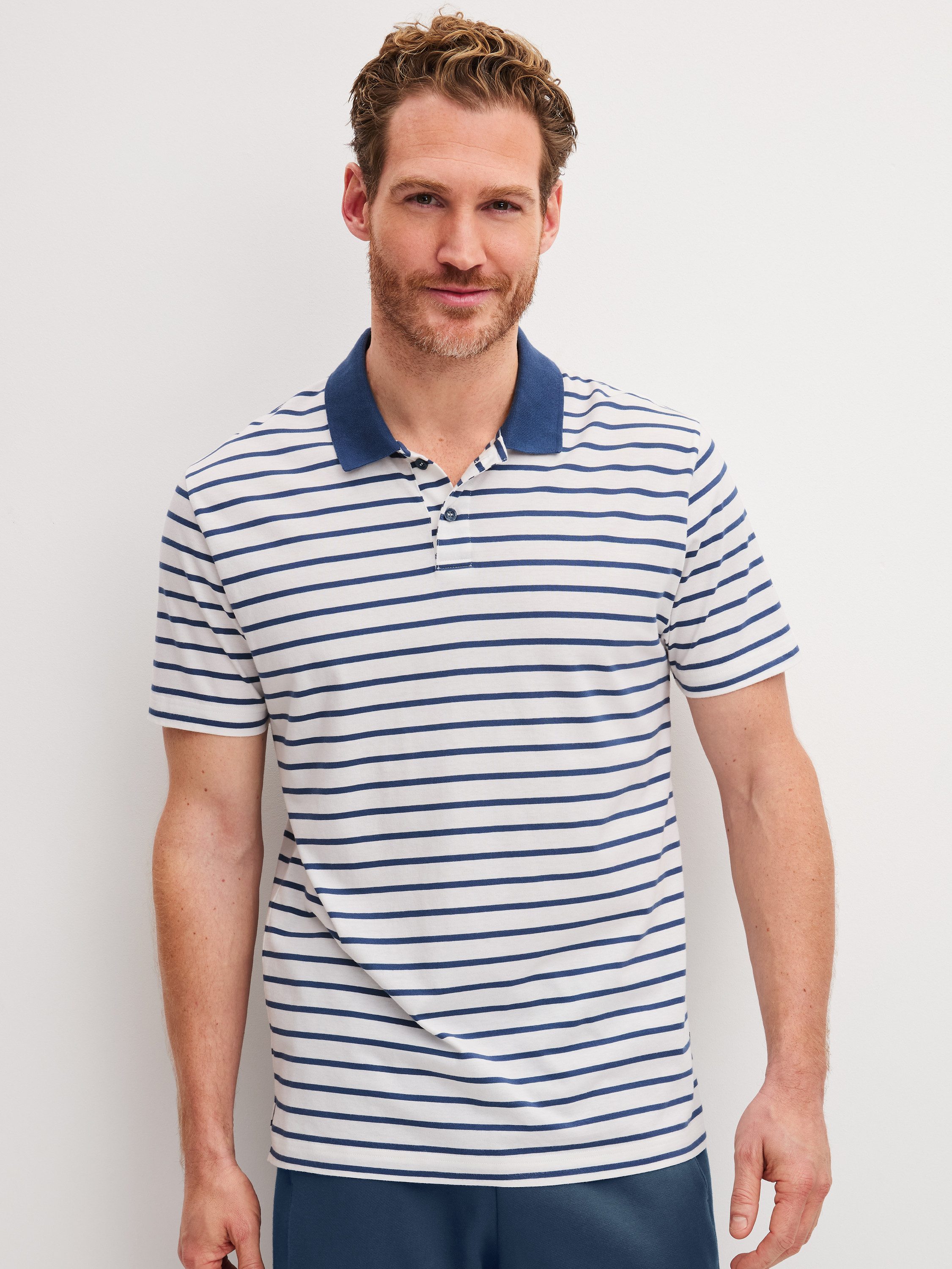CALIDA Kurzarmshirt RMX Lounge Journey Herren (1-tlg) 100% Baumwolle, elastisch, atmungsaktiv, leicht