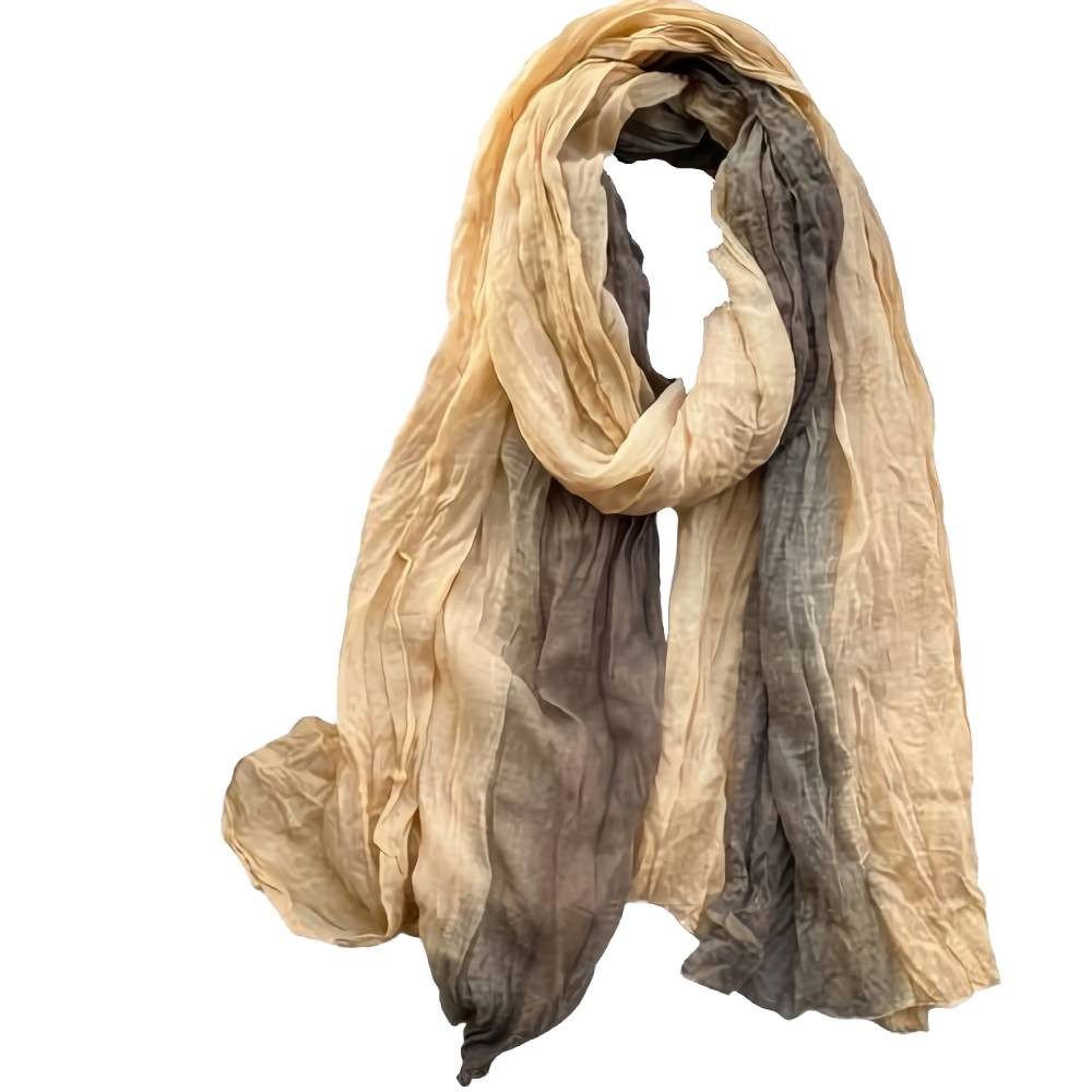 Blusmart Modeschal Leinen-Schal mit Ombre-Batik- und günstig online kaufen