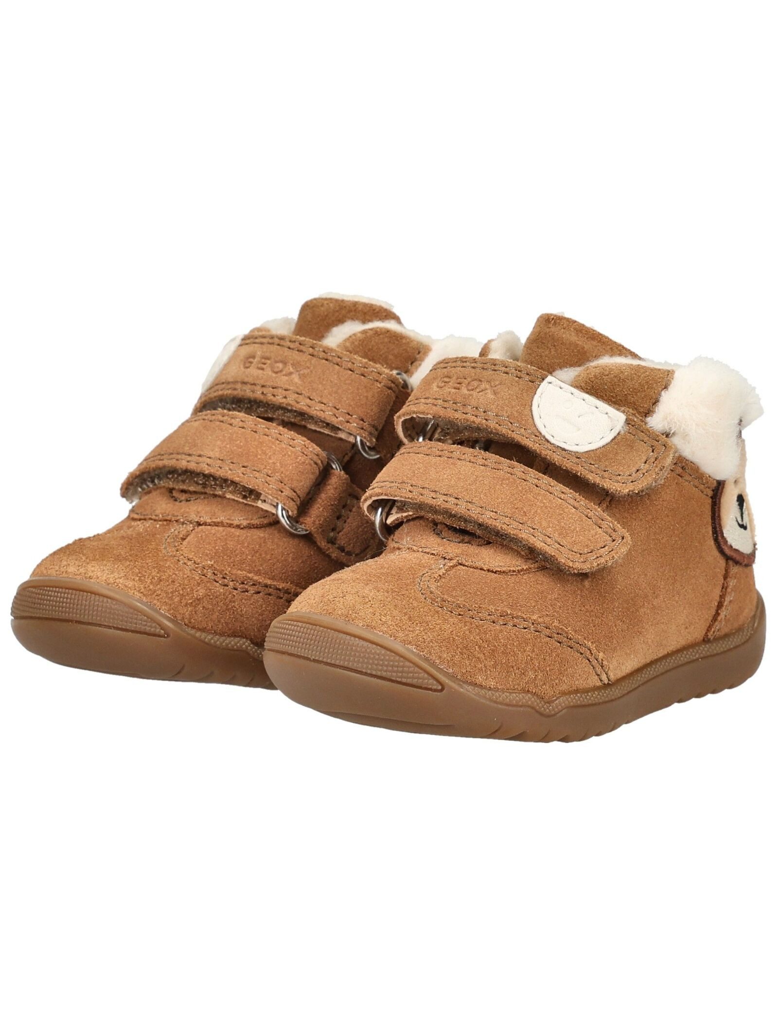 Geox Geox Halbschuhe Veloursleder Klettschuh
