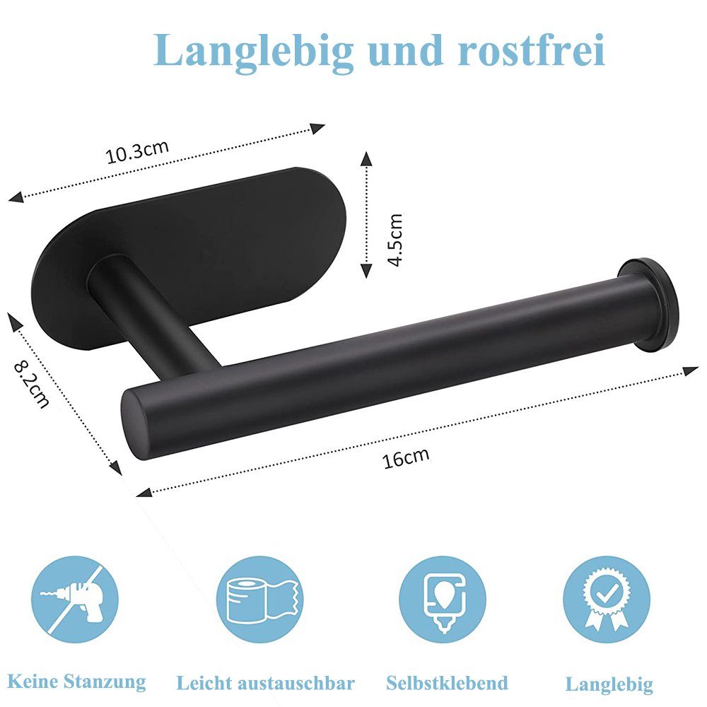 NUODWELL Toilettenpapierhalter Toilettenpapierhalter,Klopapierhalter Selbst günstig online kaufen