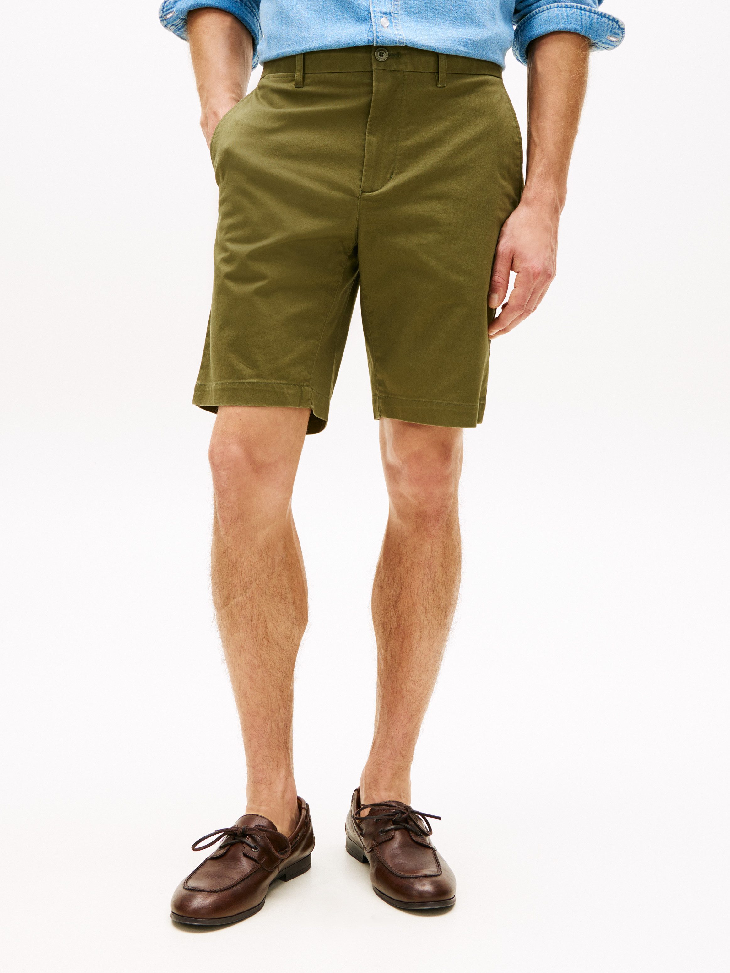 Tommy Hilfiger Chinoshorts DENTON gerade Form, schlichtes Design
