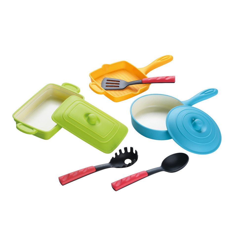 Besttoy Spielküche Besttoy - Kochset mit Zubehör - 8-teilig Kunststoff günstig online kaufen
