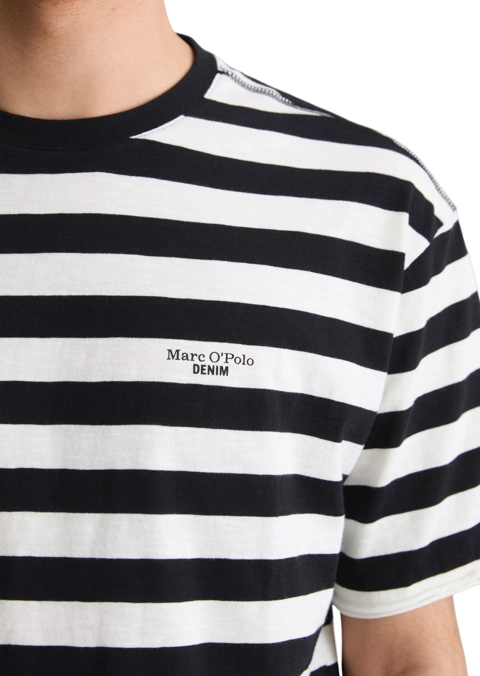 Marc O'Polo DENIM T-Shirt relaxed aus softer Bio-Baumwolle