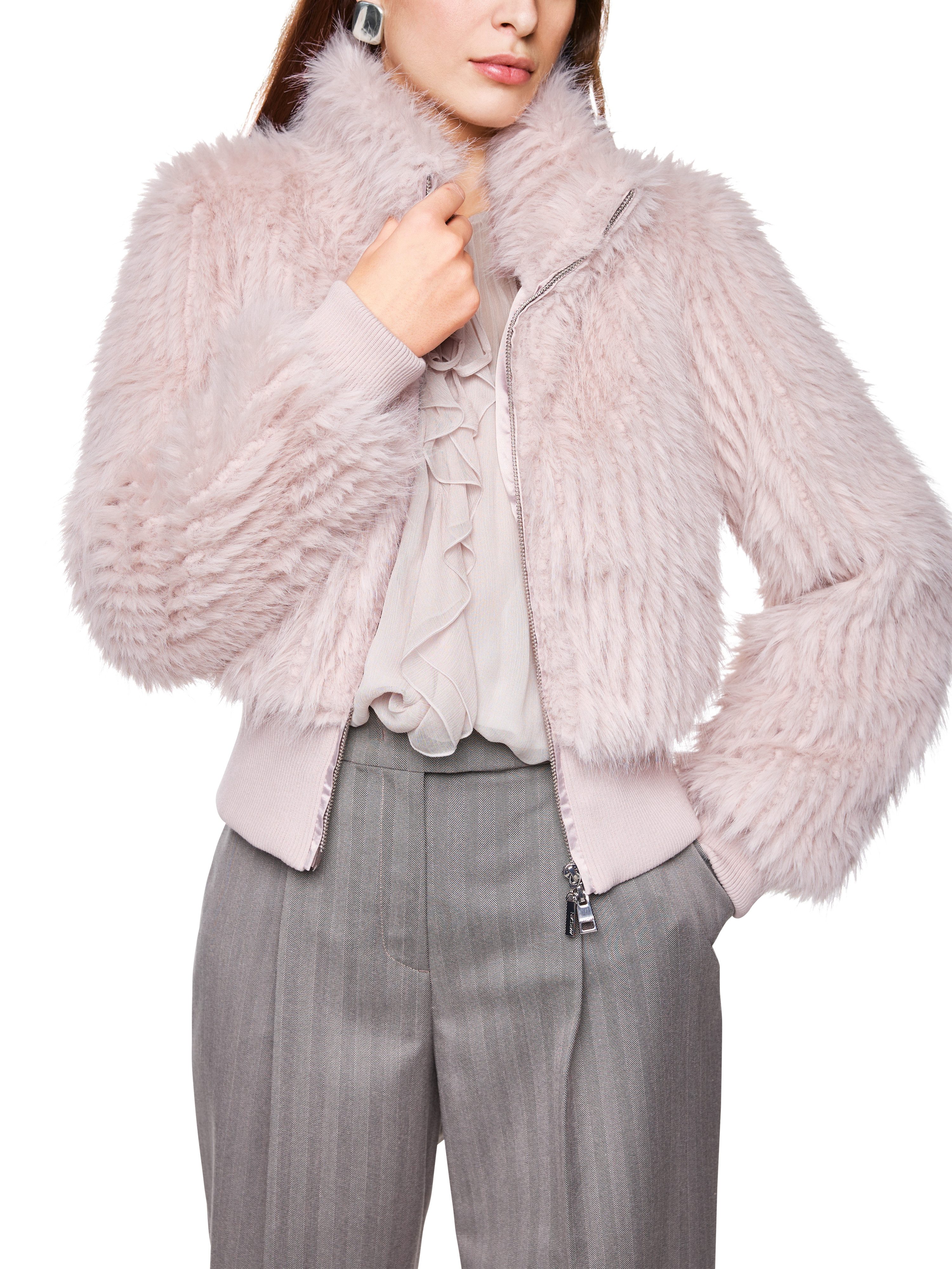 Marc Cain Kurzjacke Romantic Tresaures Premium Damenmode Kunstfell Jacke St günstig online kaufen