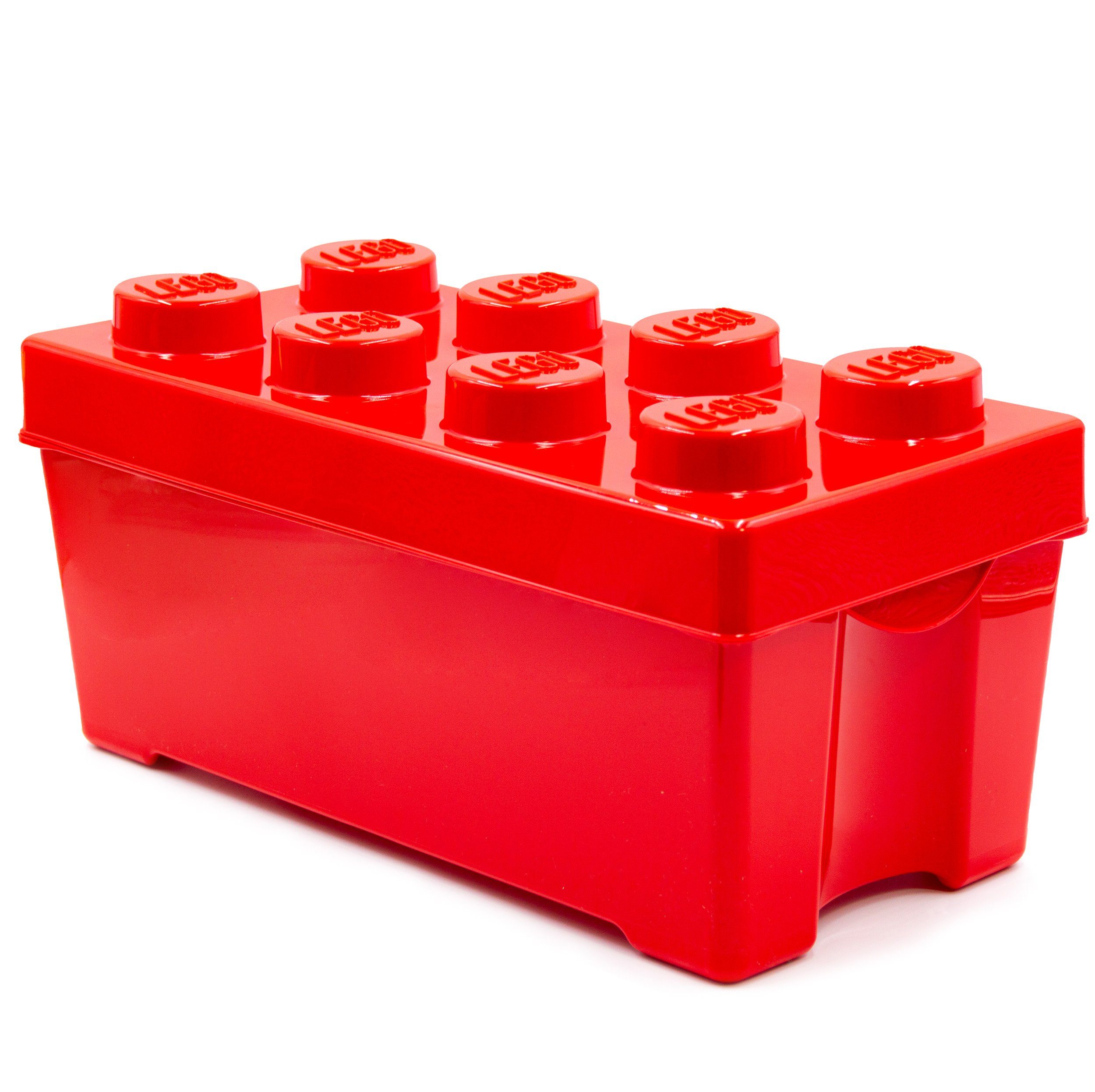 LEGO® Aufbewahrungsbox Original LEGO Aufbewahrungsbox (Rot, Medium)