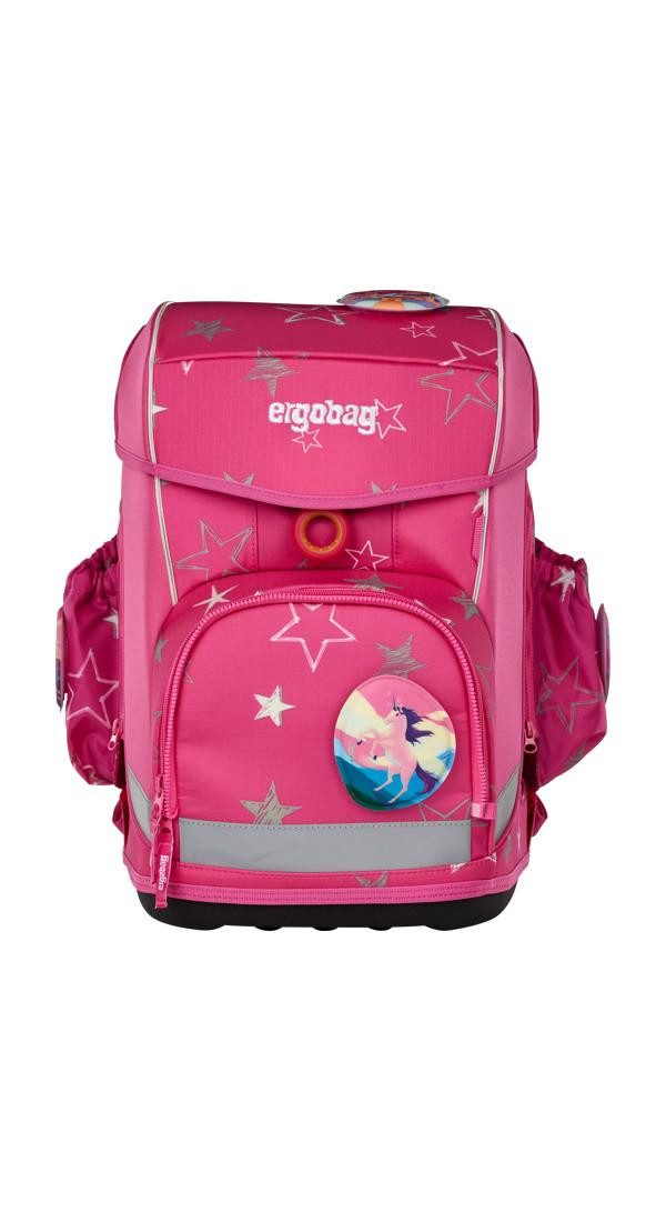 ergobag Schulranzen cubo light Set (6-tlg., 5-teiliges Set), wiegt nur 780g