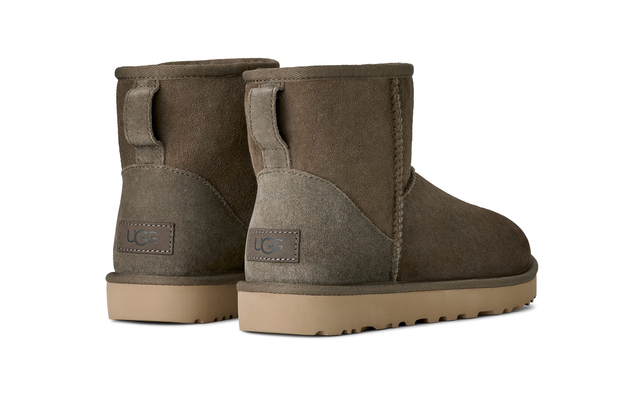 UGG W CLASSIC MINI II Schlupfboots, Bequemschuh, Freizeitschuh im Twinface-Design