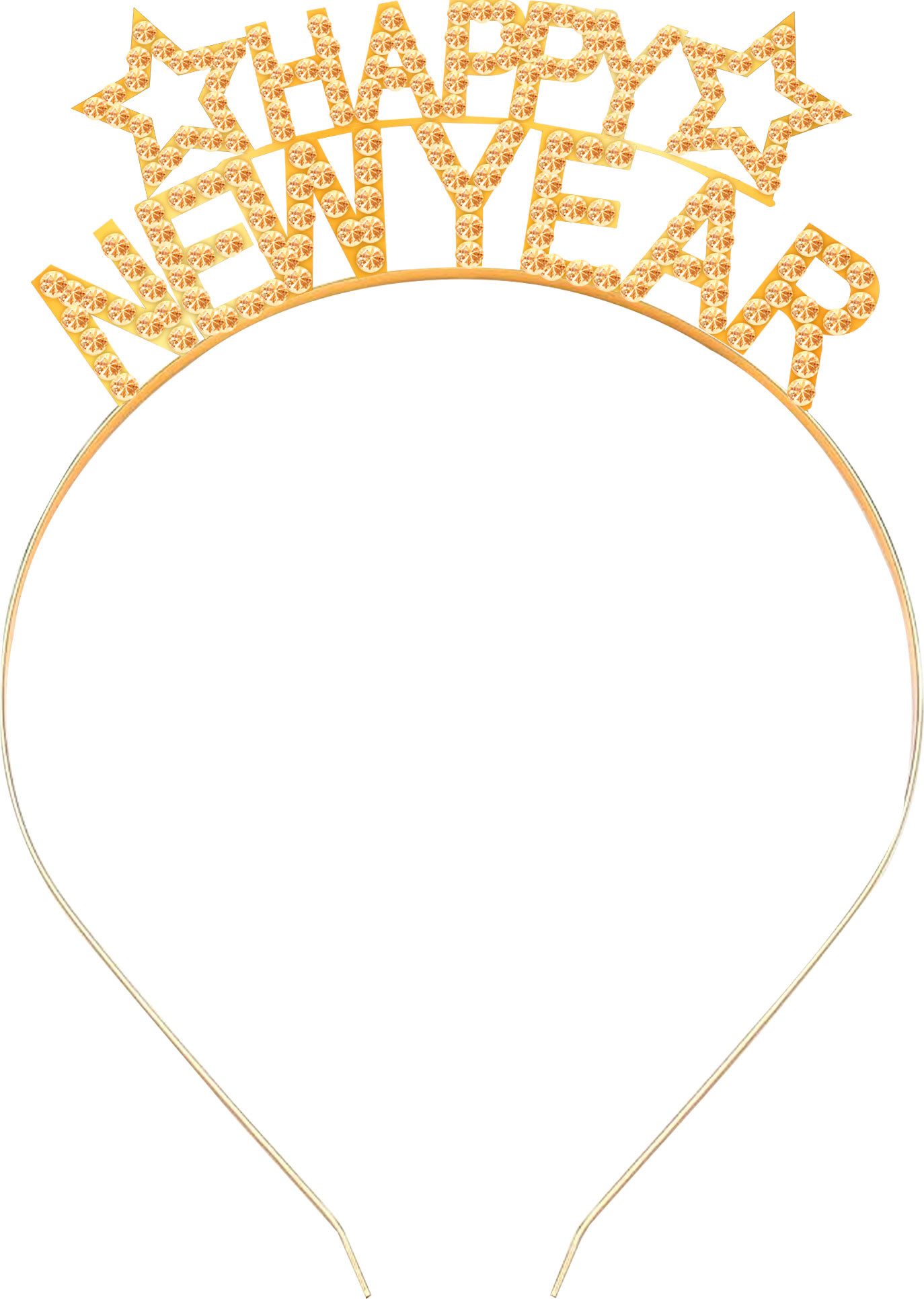 Fiestas Guirca Kostüm, Silvester Diadem Glitzer Krone Festliche Haarreif Accessoire Party Neu