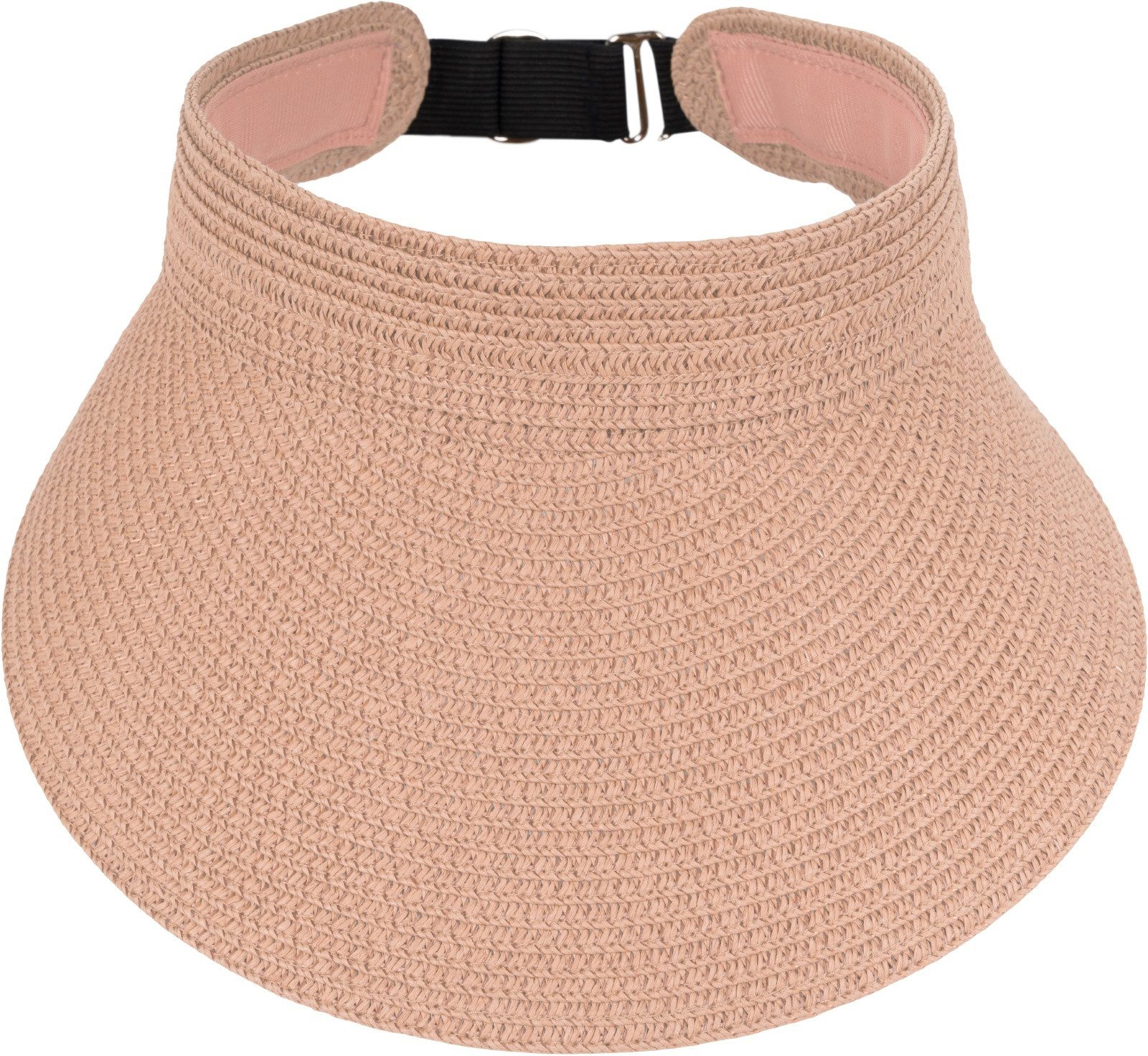 styleBREAKER Visor Papierstroh Visor Cap Einfarbig günstig online kaufen