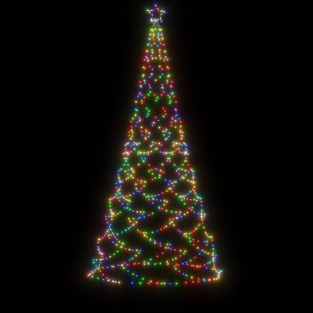 DOTMALL Leuchttanne 500 H300cm LED-Weihnachtsbaum Christbaumschmuck Bunt Lichterbaum LEDs