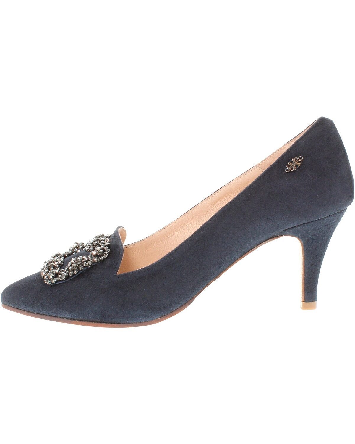XAVER LUIS Schuhmanufaktur Pumps Marcia mit Strass-Schmuck Pumps