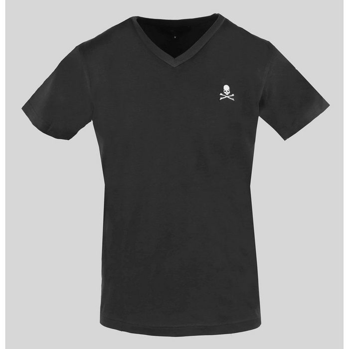 PHILIPP PLEIN T-Shirt Schwarz V-Ausschnitt