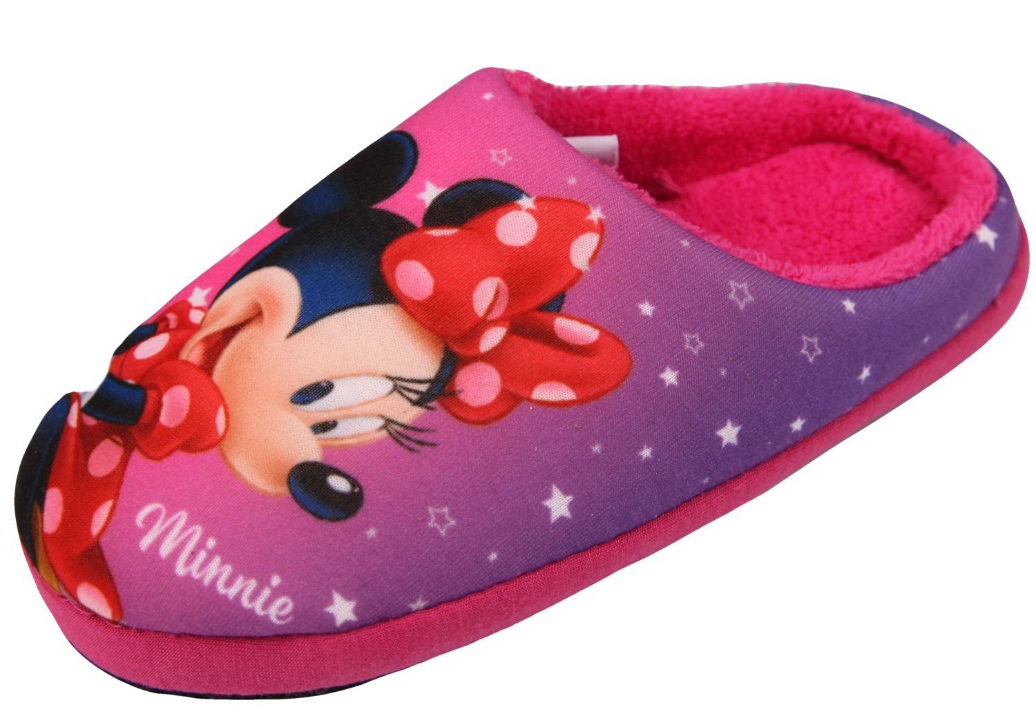 Disney Minnie Mouse Puschen 31/32 Slipper Pantoffeln Pantoffel Mädchen Hausschuhe 27/28