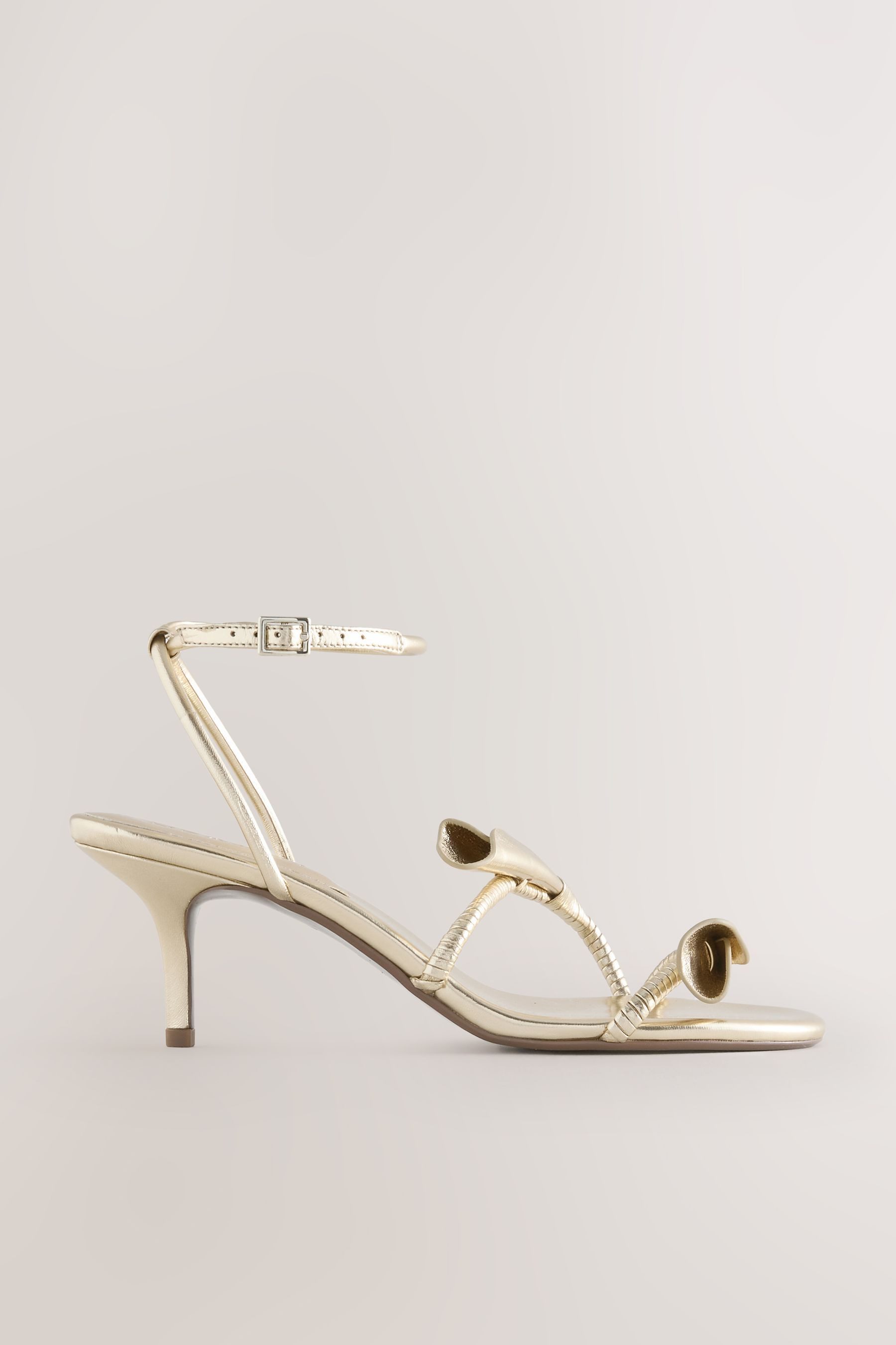 Next Forever Comfort® Ledersandaletten, Tulpen-Absatz Sandale (1-tlg)
