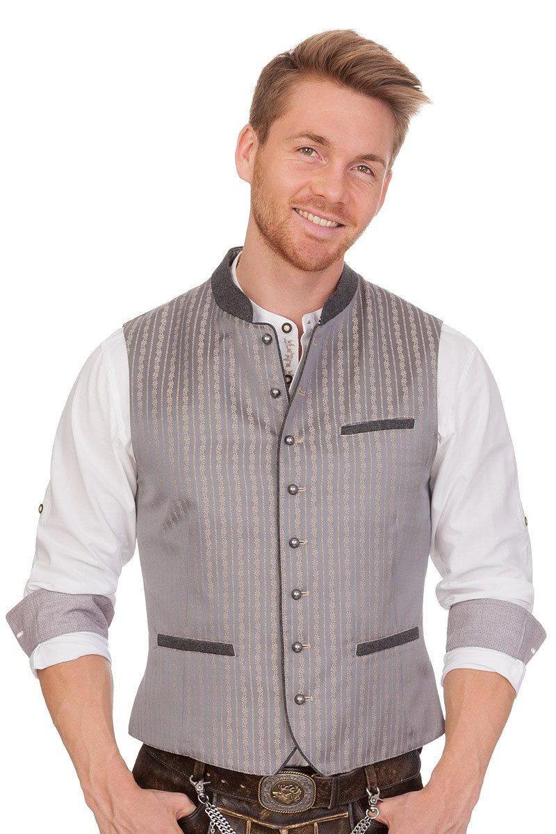 Spieth & Wensky Trachtenweste Trachtenweste - MÜHLHEIM - grau
