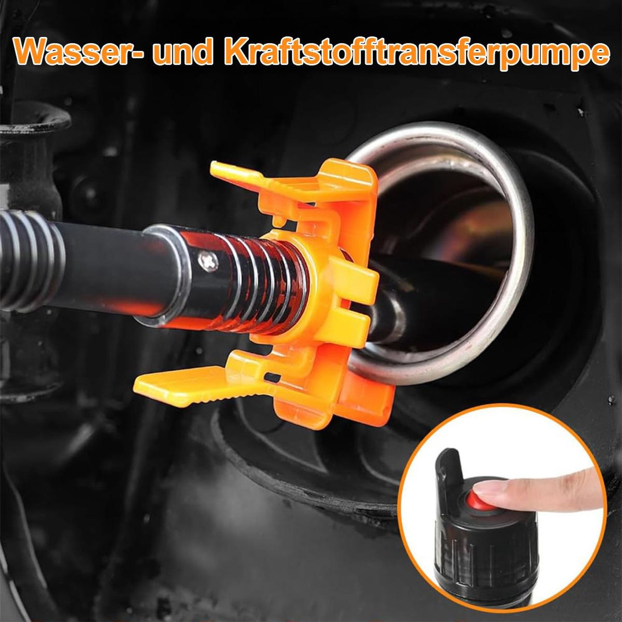 FELIXLEO Elektropumpe Elektrische Siphonpumpe Transferpumpe Benzinpumpe für Kanister – Bild 3 von 5