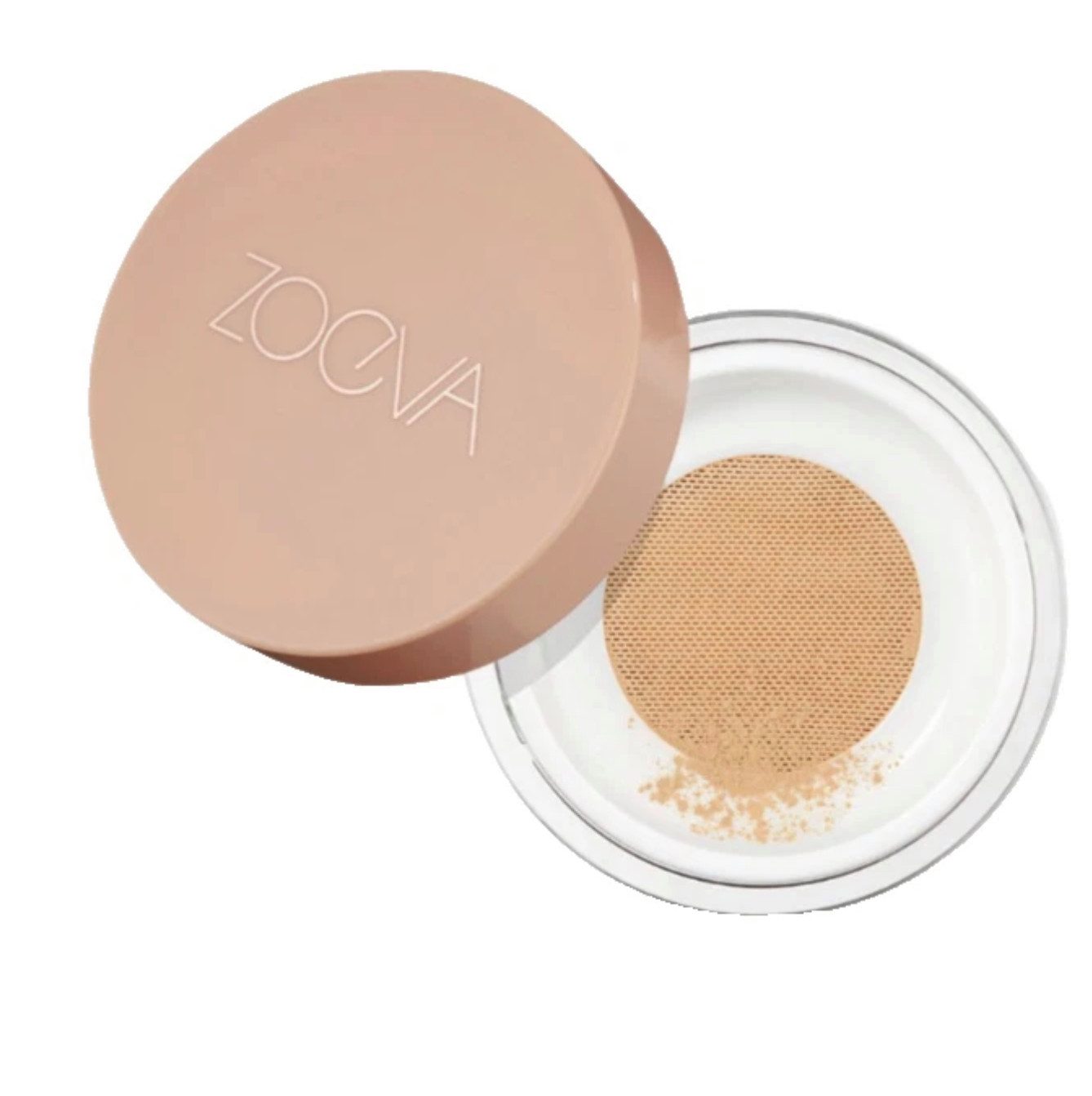 ZOEVA Puder Authentik Gesichtspuder Fixierpuder Finishing Powder Make-up 14 g, Mit integriertem Sieb zur dosierten Entnahme