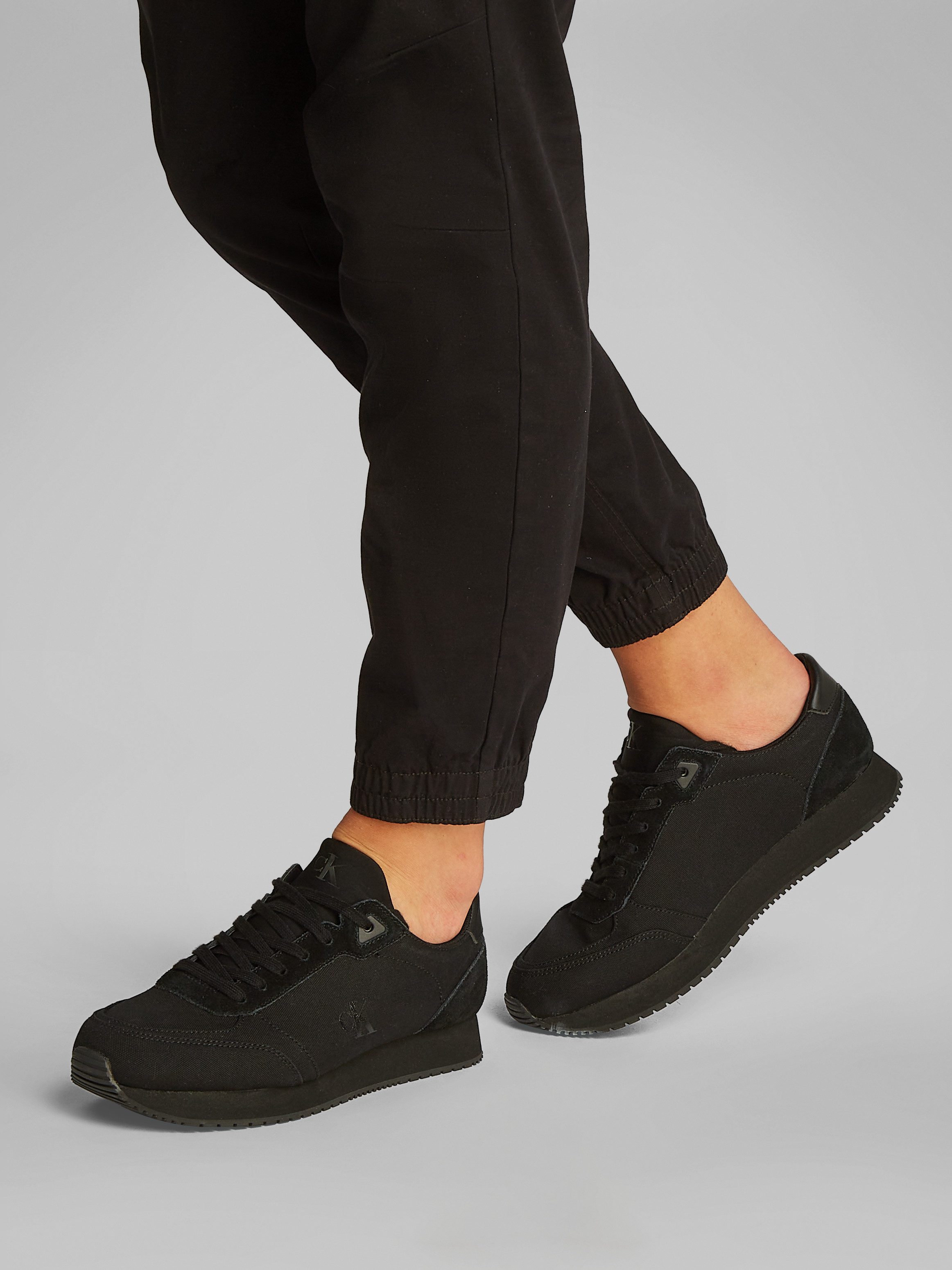 Calvin Klein Jeans RUNNER SOCK LACEUP MG CANVAS Sneaker, Freizeitschuh, Hal günstig online kaufen