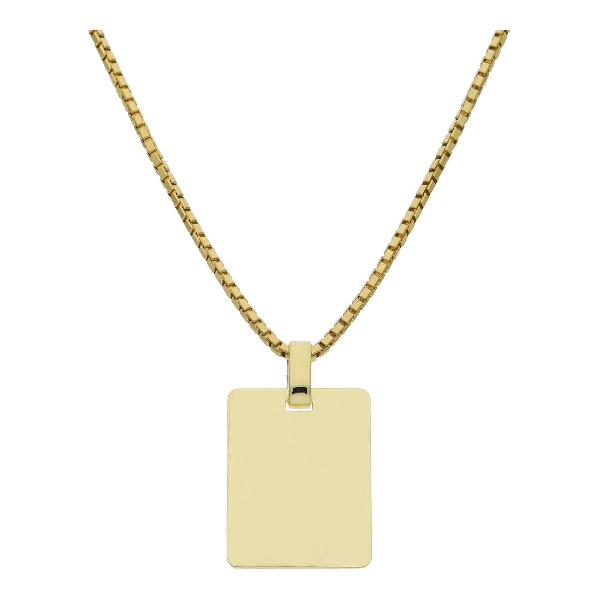 JuwelmaLux Кулоны JuwelmaLux Anhänger 333/000 (8 Karat) Gold Gravurplatte JL14-02-0240 (1-tlg), Schmuckanhänger