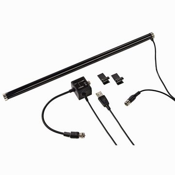 Thomson Aktiv DVB-T2 Stab-Antenne 4K FULL HD TV Innenantenne, Antenne mit USB Verstärker Integrierter Verstärker USB Stromversorgung