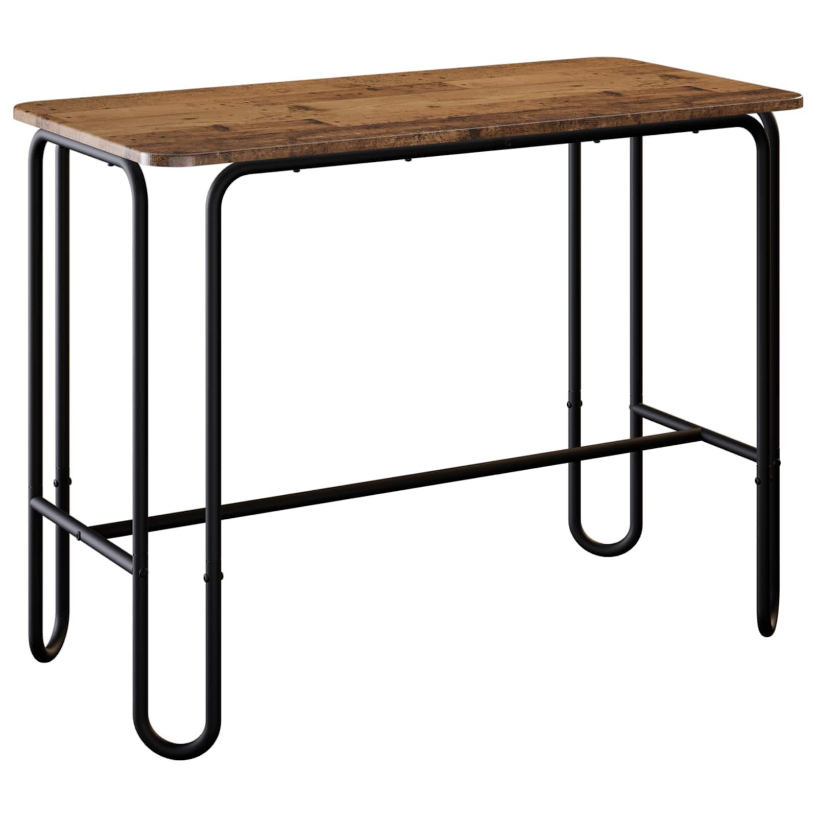 vidaXL Esstisch Esstisch 100 x 50 x 75 cm Holzwerkstoff Altholz Rechtwinklig (1-St)