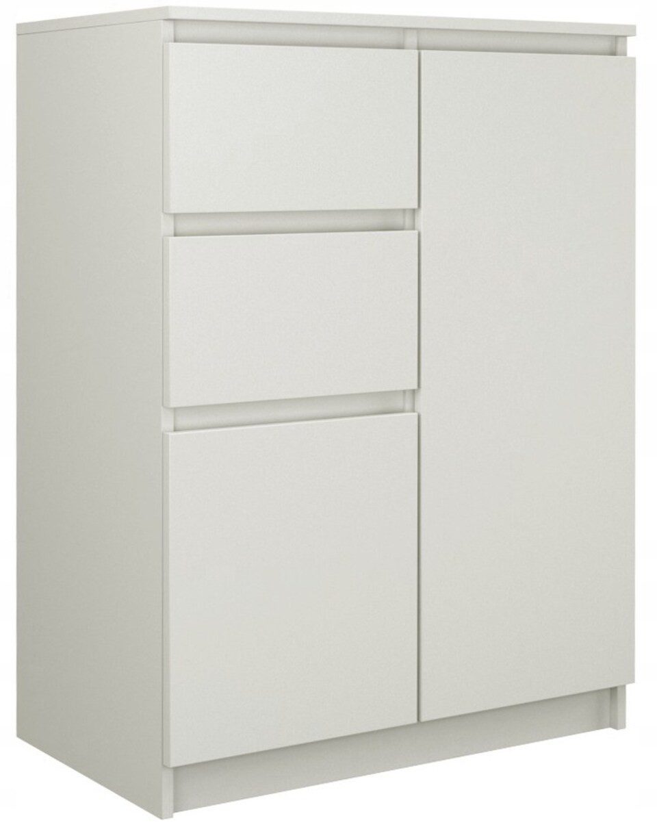 MAGOWA Kombikommode moderne Kommode mit 2 Türen & 2 Schubladen (Breite: 70 cm - Tiefe: 40 cm - Höhe: 97 cm), Kombination aus Türe & Schubladen