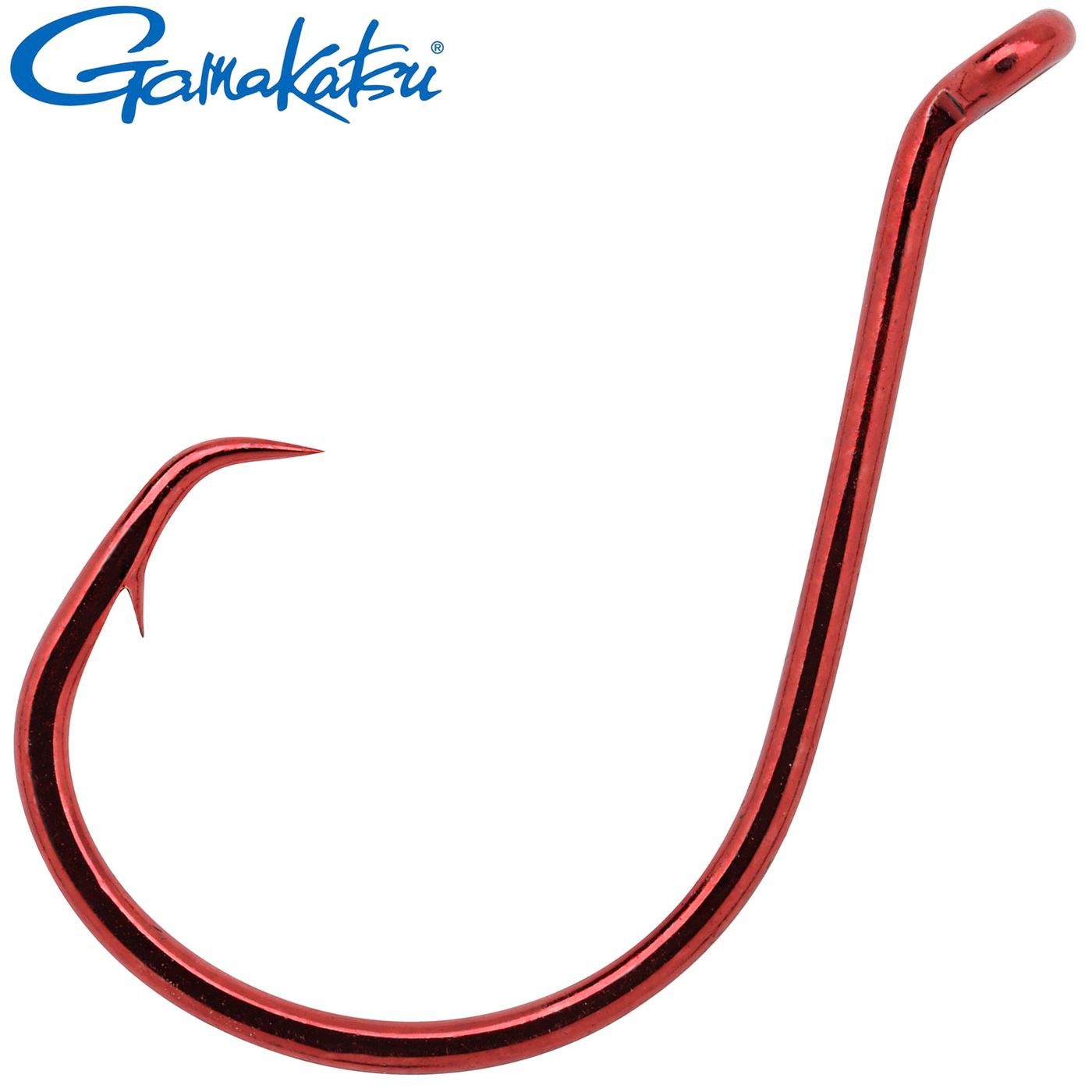 Kreishaken Gamakatsu SW Inline Octopus Circle - Cirklehaken rot
