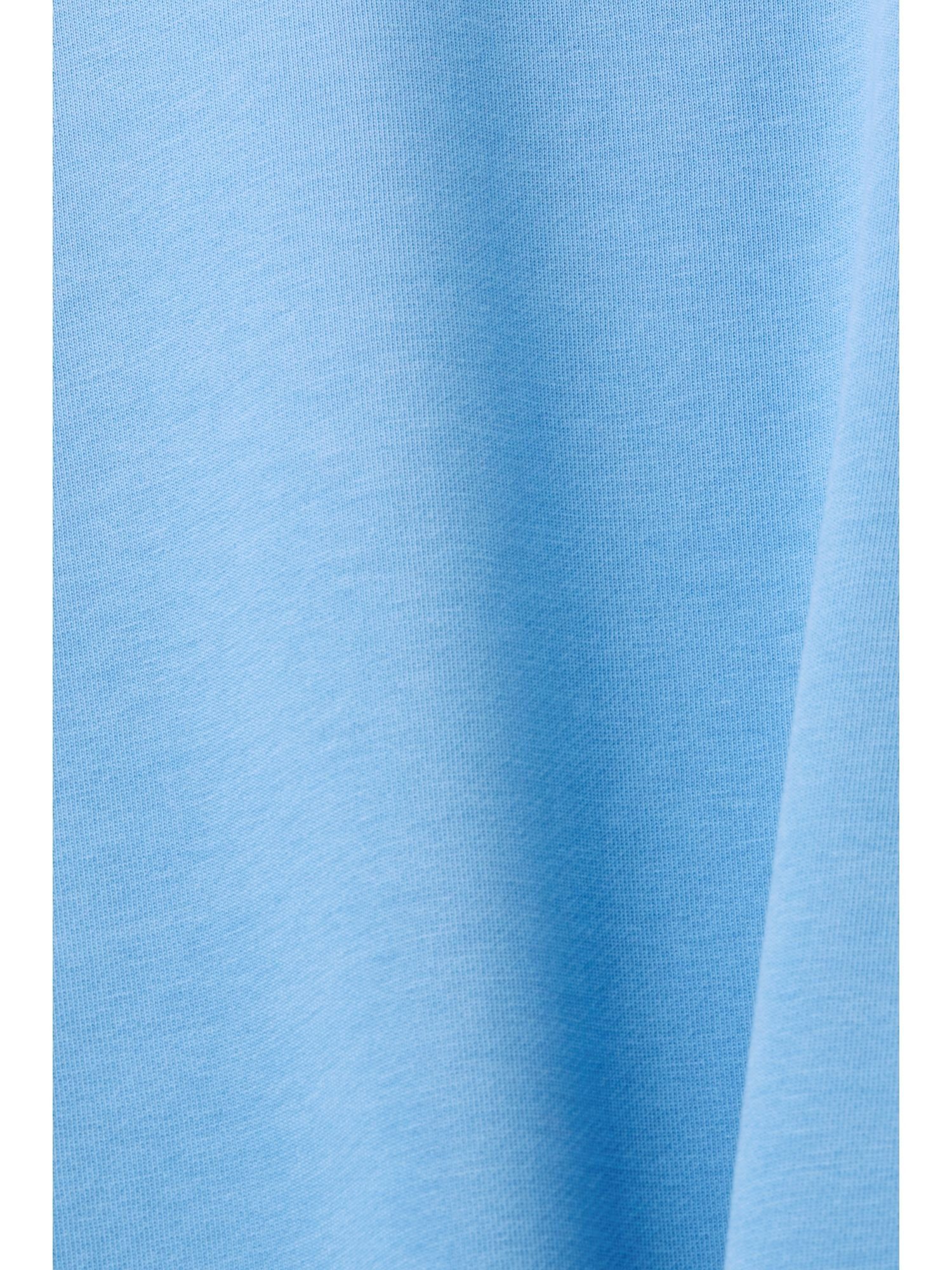 Sweatshirt LIGHT Rundhals-Sweatshirt LAVENDER Esprit BLUE (1-tlg) mit Logoprint