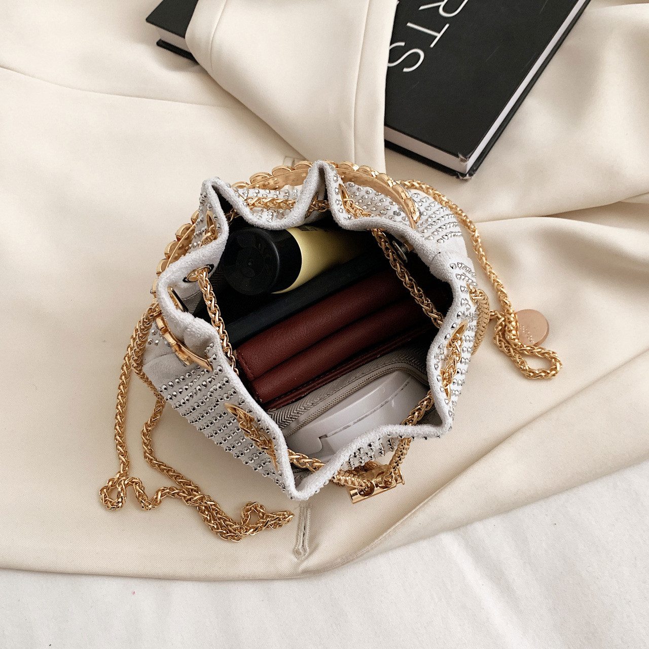 Cachito Clutch Abendtasche für Damen Handtaschen, Bling Kristall Strass Geldbörse, Umhängetasche für Abend Hochzeit Party Abschlussball – Bild 5 von 5