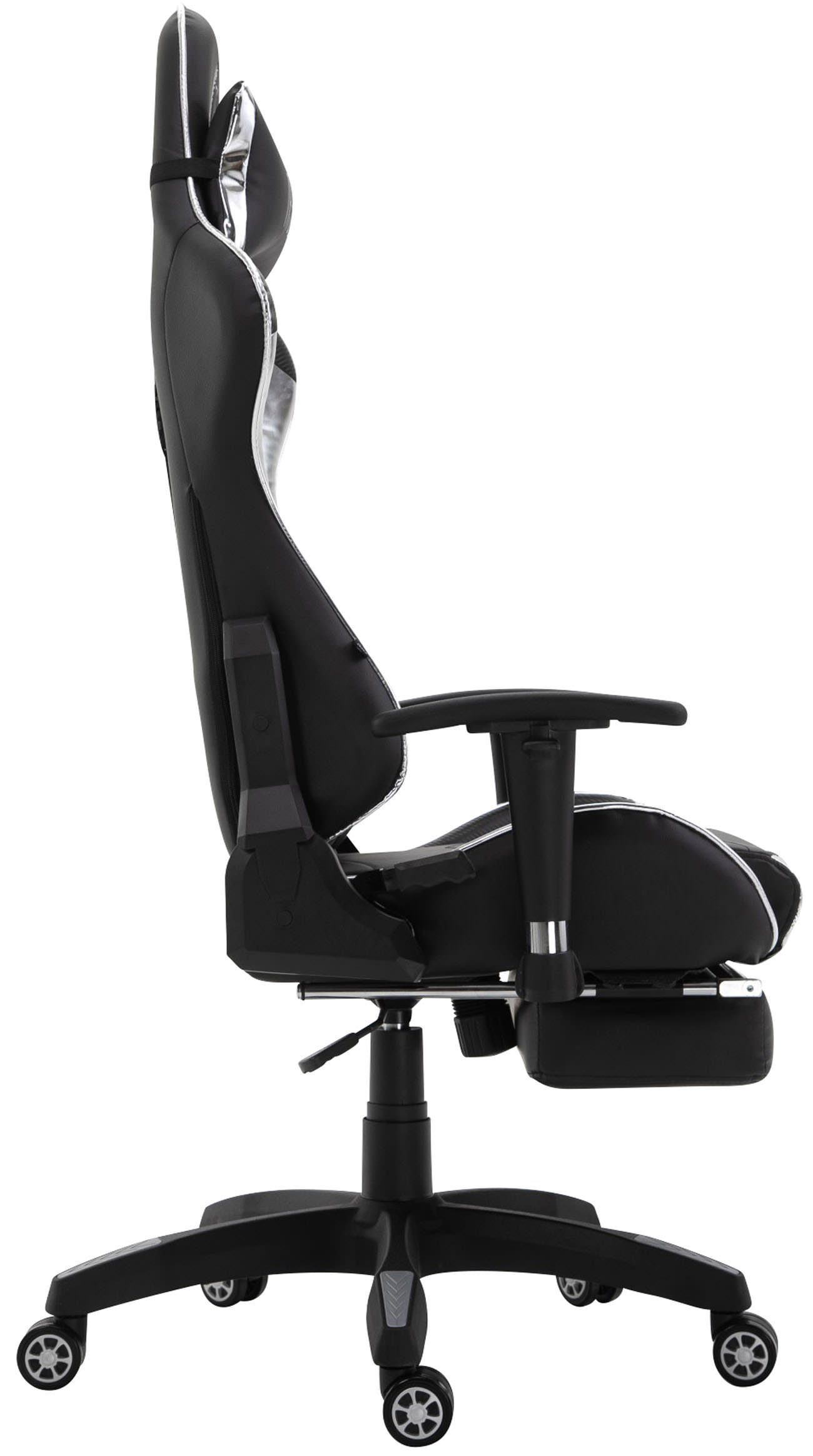 CLP Gaming Chair Turbo mit Fußablage, Höhenverstellbar und drehbar