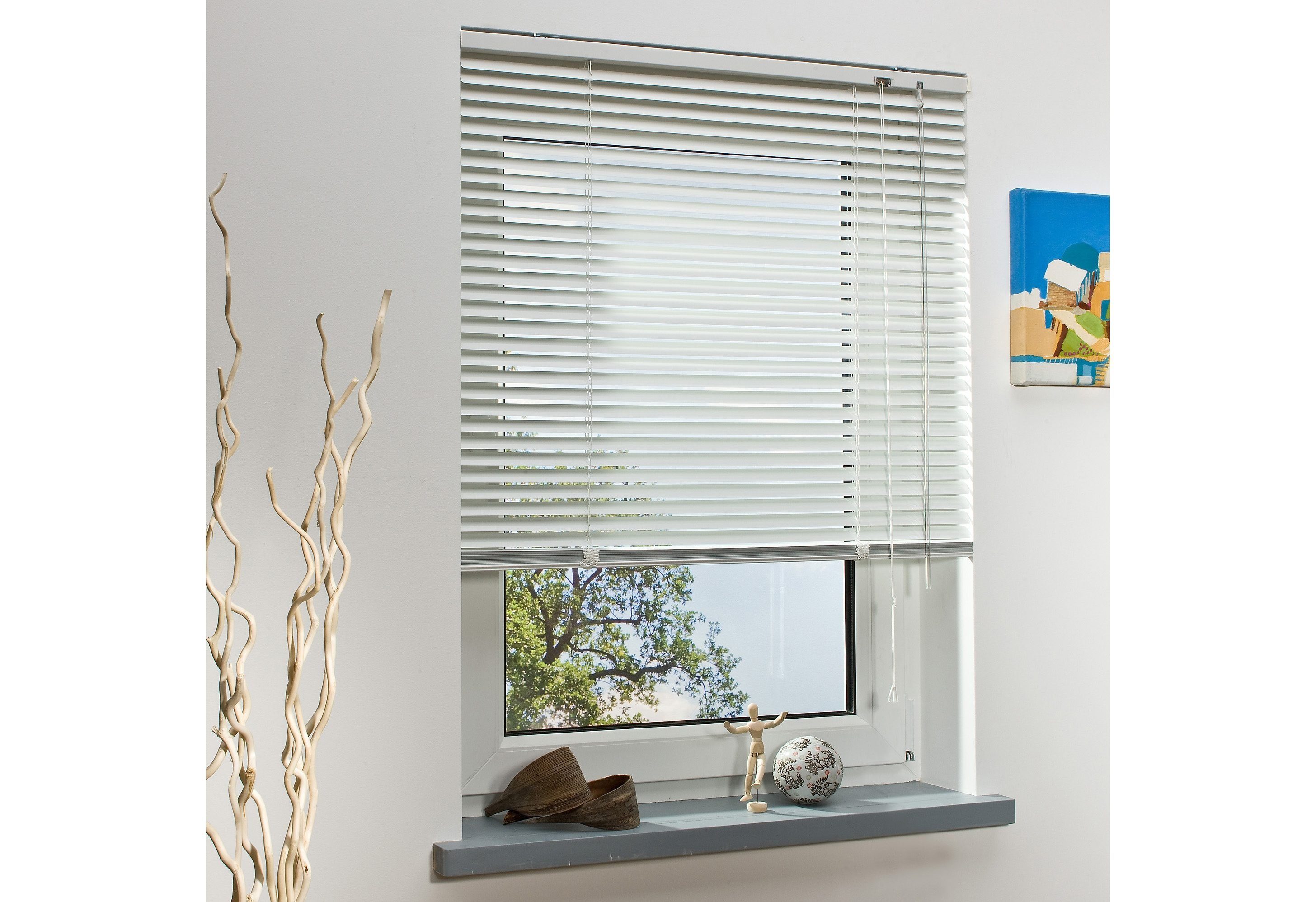 Liedeco Jalousie Aluminium-Jalousie, mit Bohren, freihängend, günstig online kaufen
