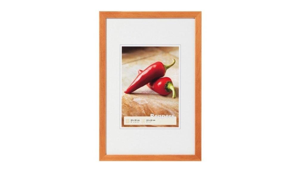 Walther Bilderrahmen Holzrahmen BP015P Peppers 10x15 buche