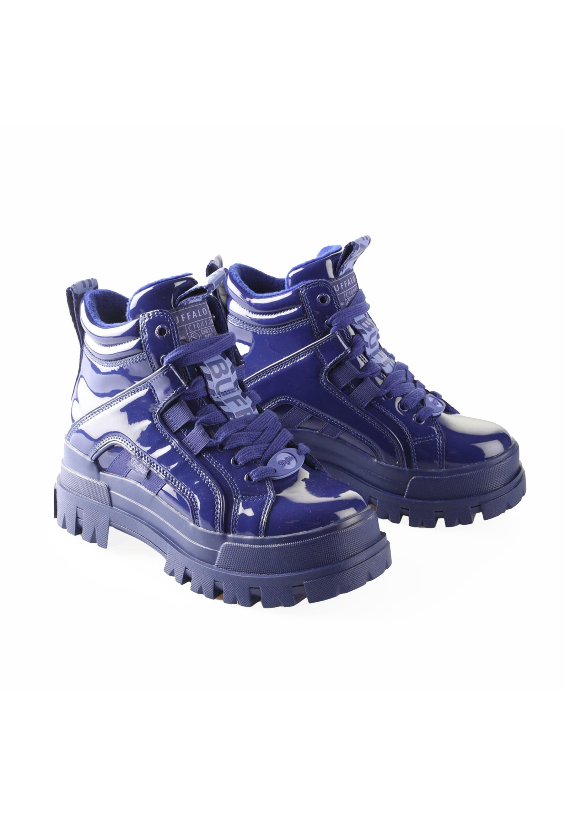 Buffalo Buffalo Aspha NC Mid Vegan Patent Stiefel günstig online kaufen