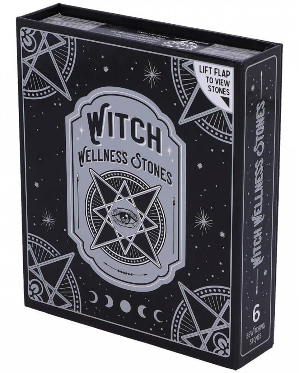 Horror-Shop Dekofigur Witch Wellness Hexensteine Set in Geschenkverpacku
