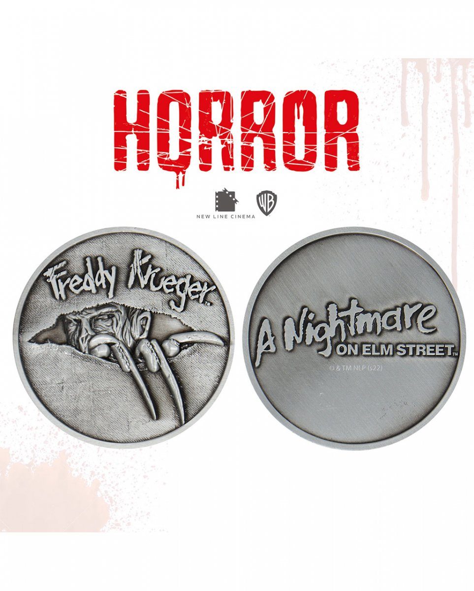 Medaille Nightmare on Edition Elm Horror-Shop Street f Dekofigur Limited