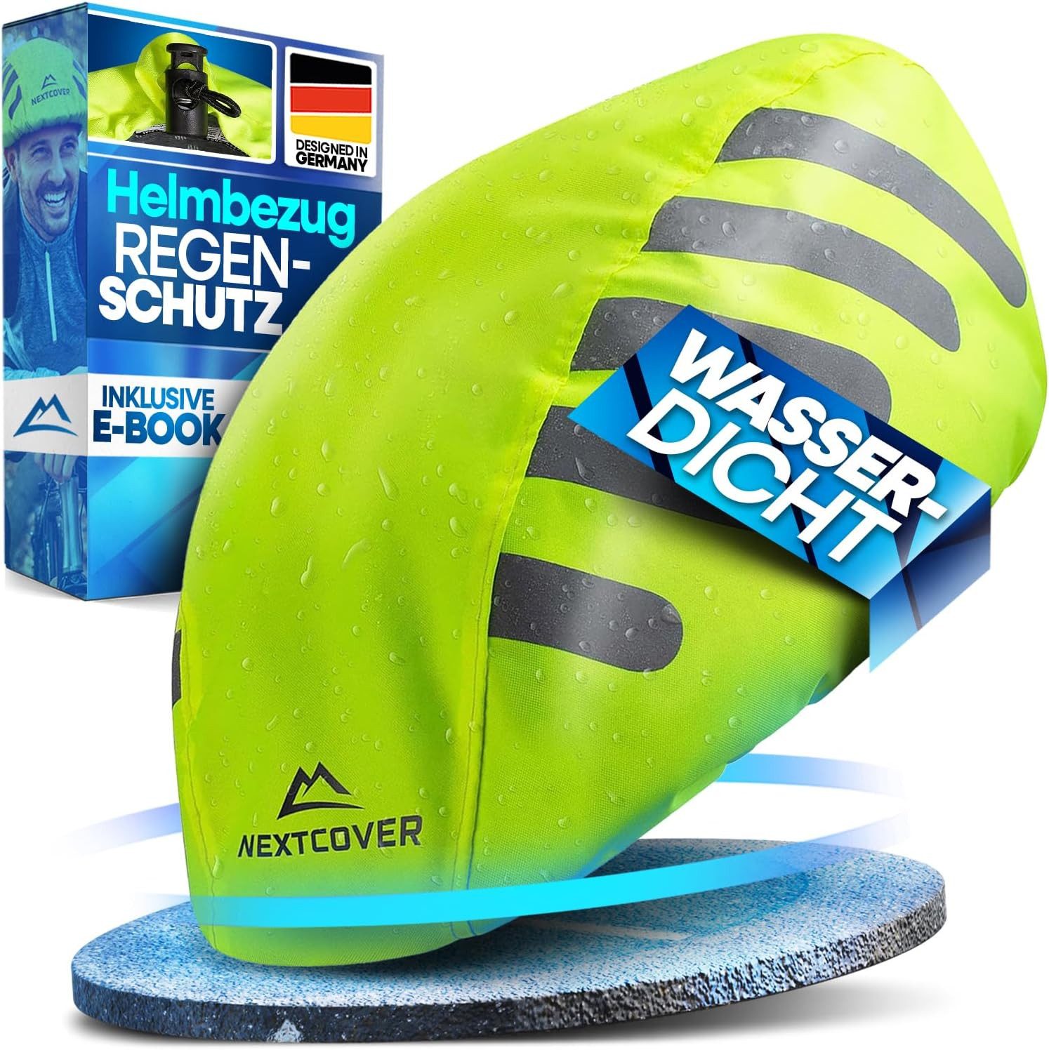 Nextcover Fahrradhelmüberzug Nextcover® Universal Fahrradhelm Regenschutz