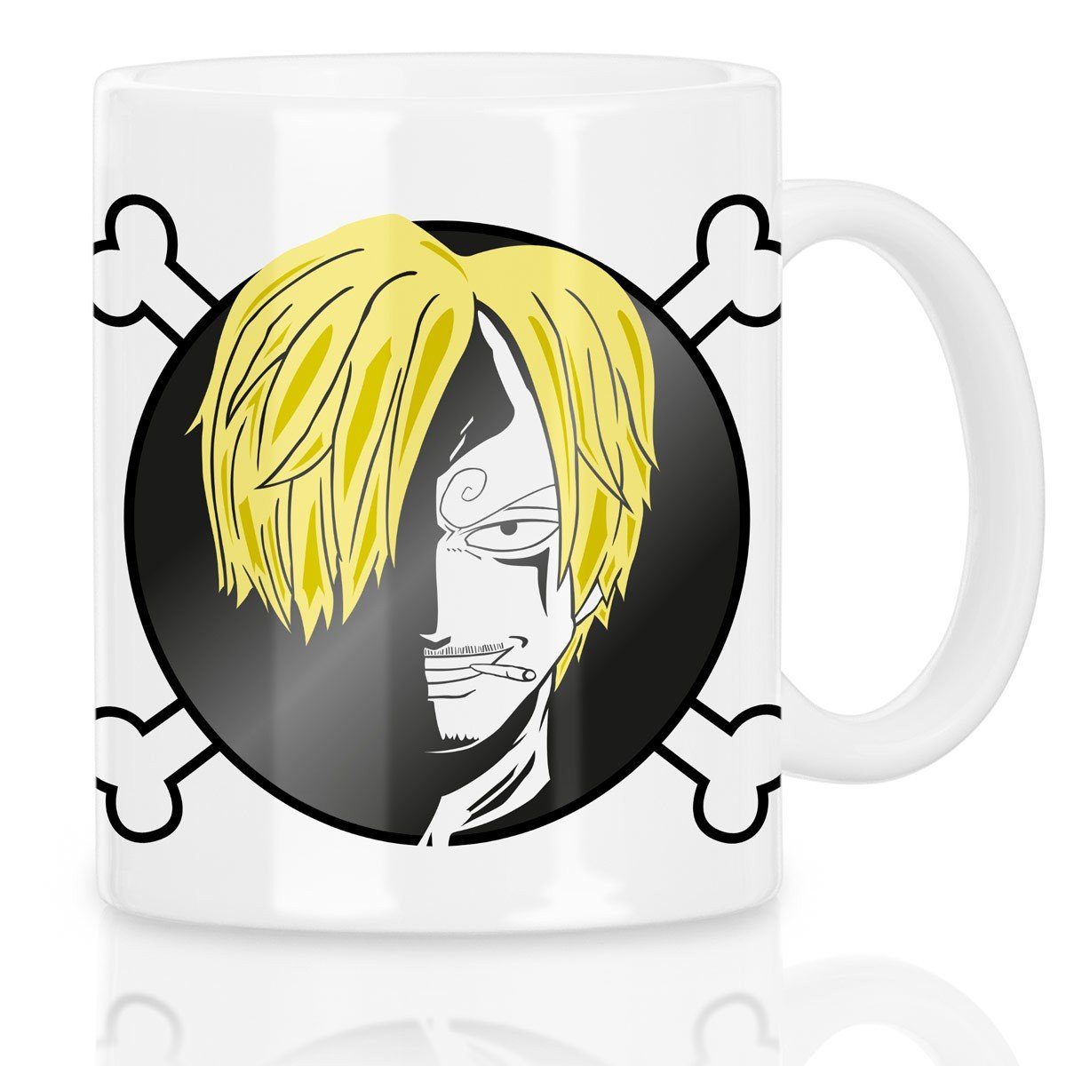 style3 Tasse, Keramik, Sanji Pirat Tasse Kaffeebecher Tasse Tee one piece ruffy strohhut piraten manga anime cosplay