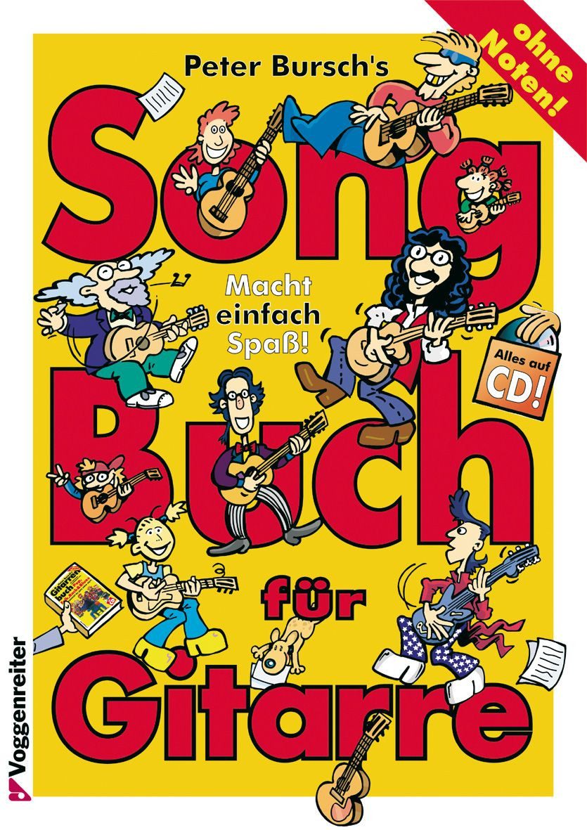 Sachbuch Peter Bursch's Songbuch für Gitarre Bd. 1 Tolle Sammlung von Rock- und Peter Bursch