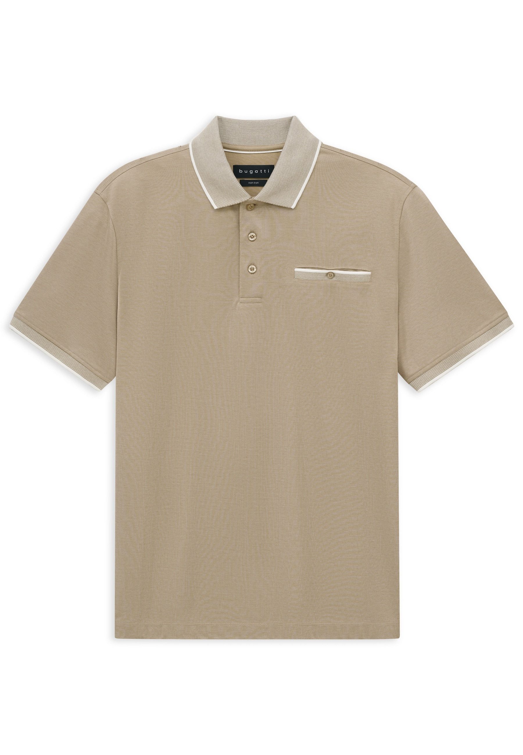 bugatti Poloshirt Modern Fit mit einer Brusttasche
